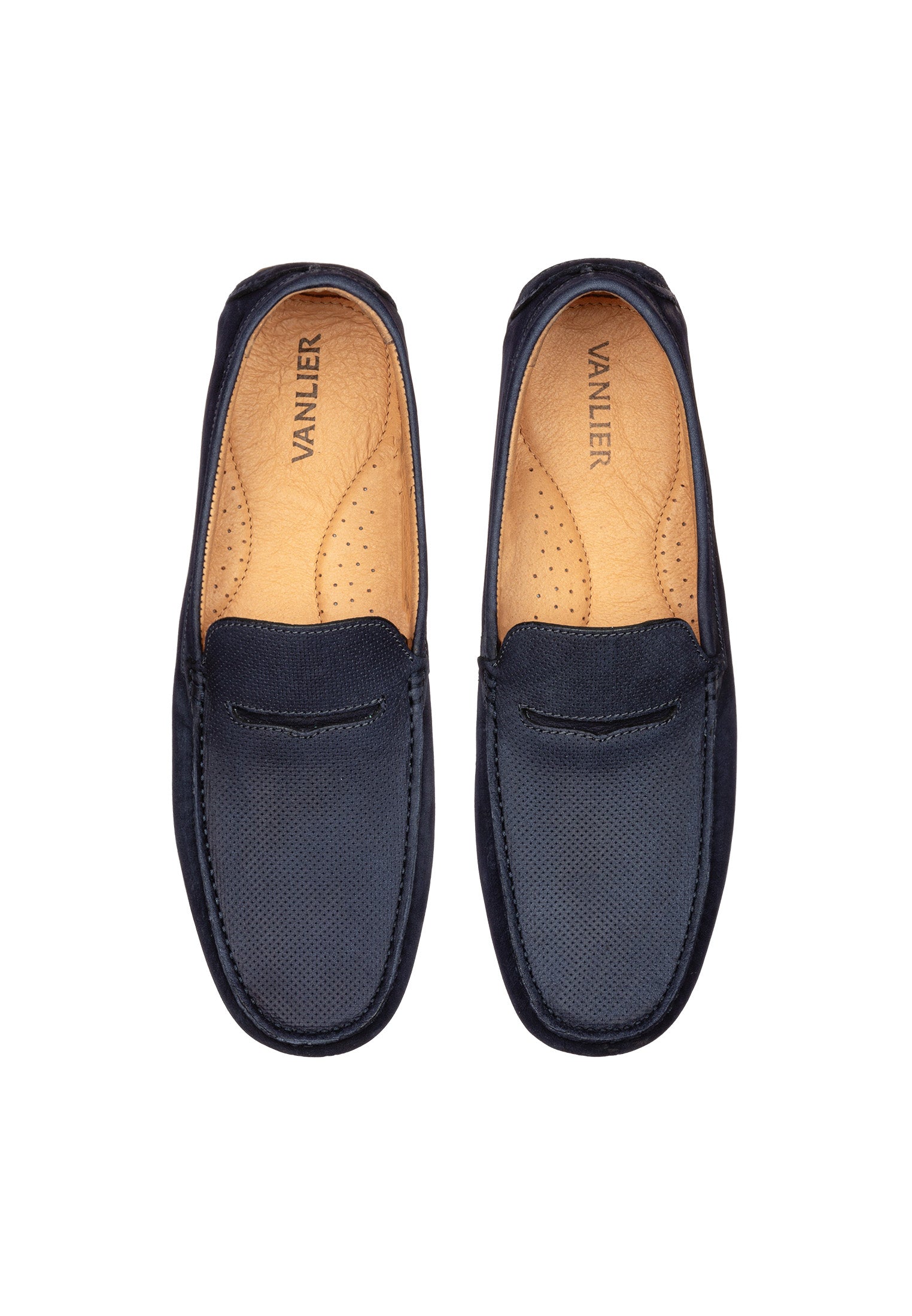 Navy Nubuck Loafer