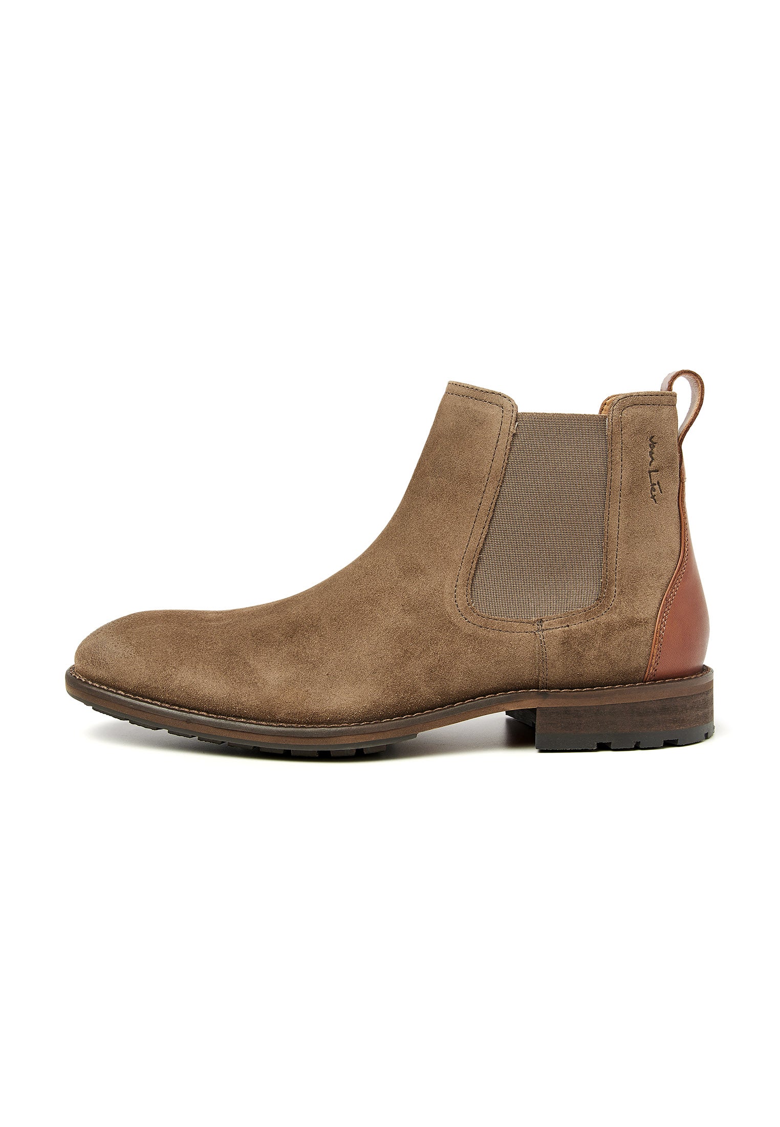 Taupe Wildleder Montana Chelsea Boot