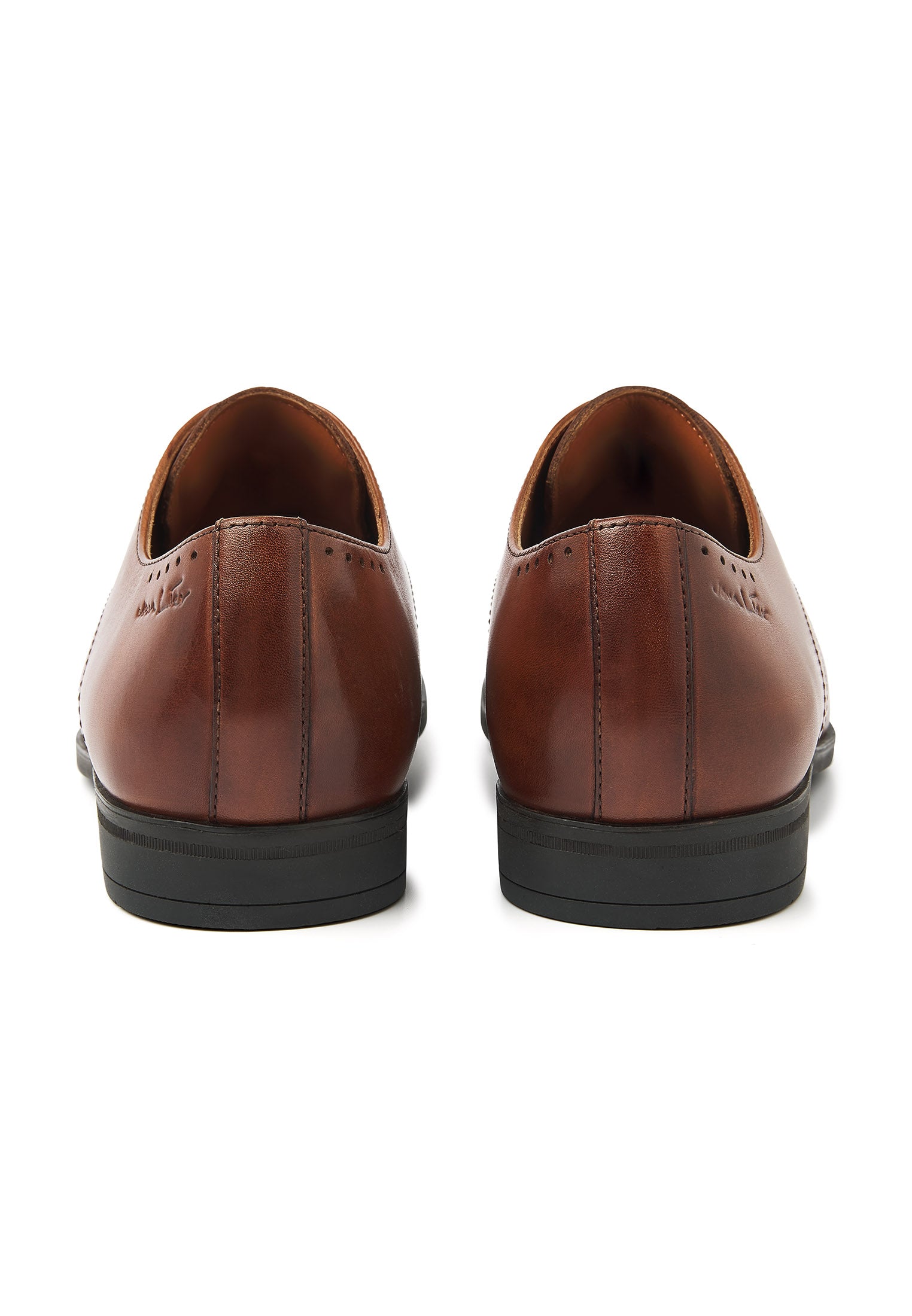 Portofino Schnürschuh aus Cognac-Glattleder