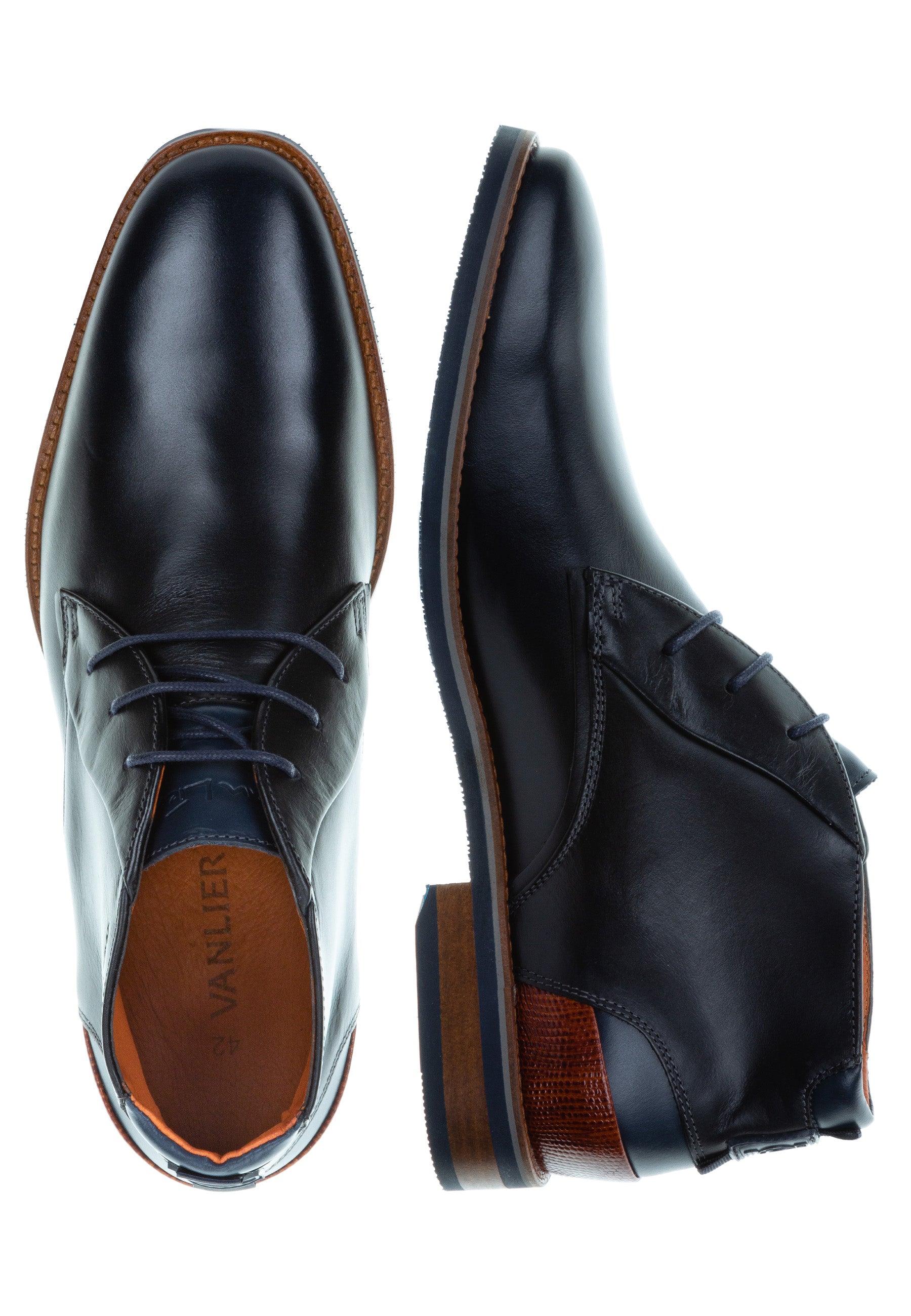 Navy Loafer Amalfi Schnürschuh