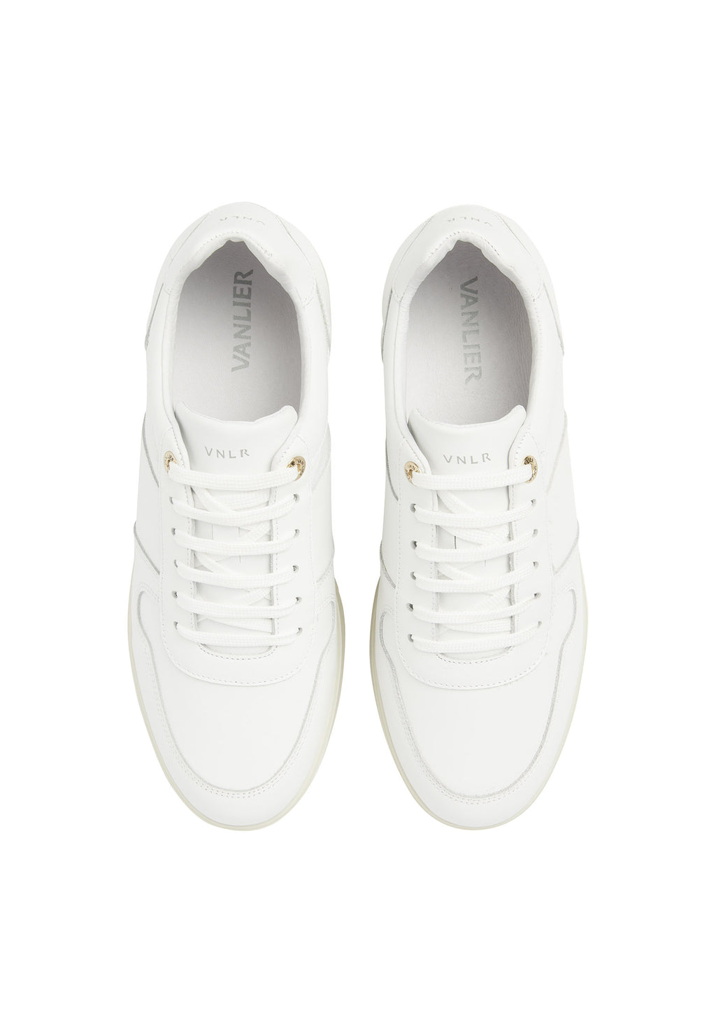 Mit weißen Leder-Loafern Mercato Sneaker