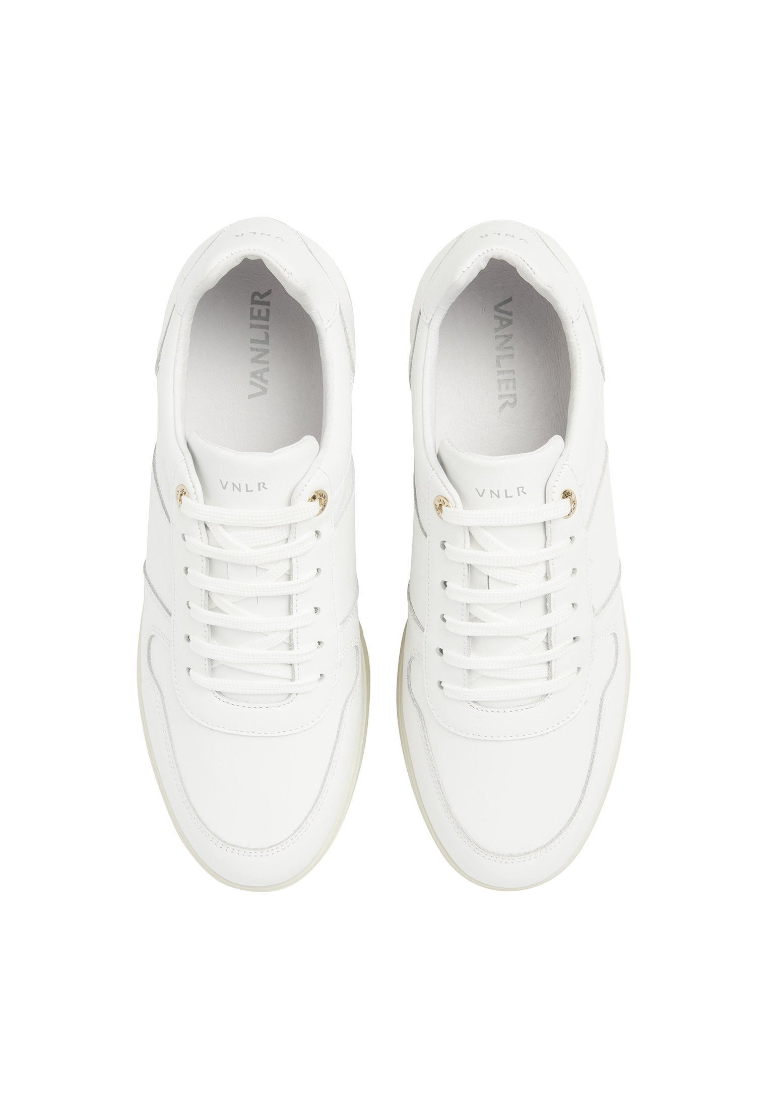 Mit weißen Leder-Loafern Mercato Sneaker