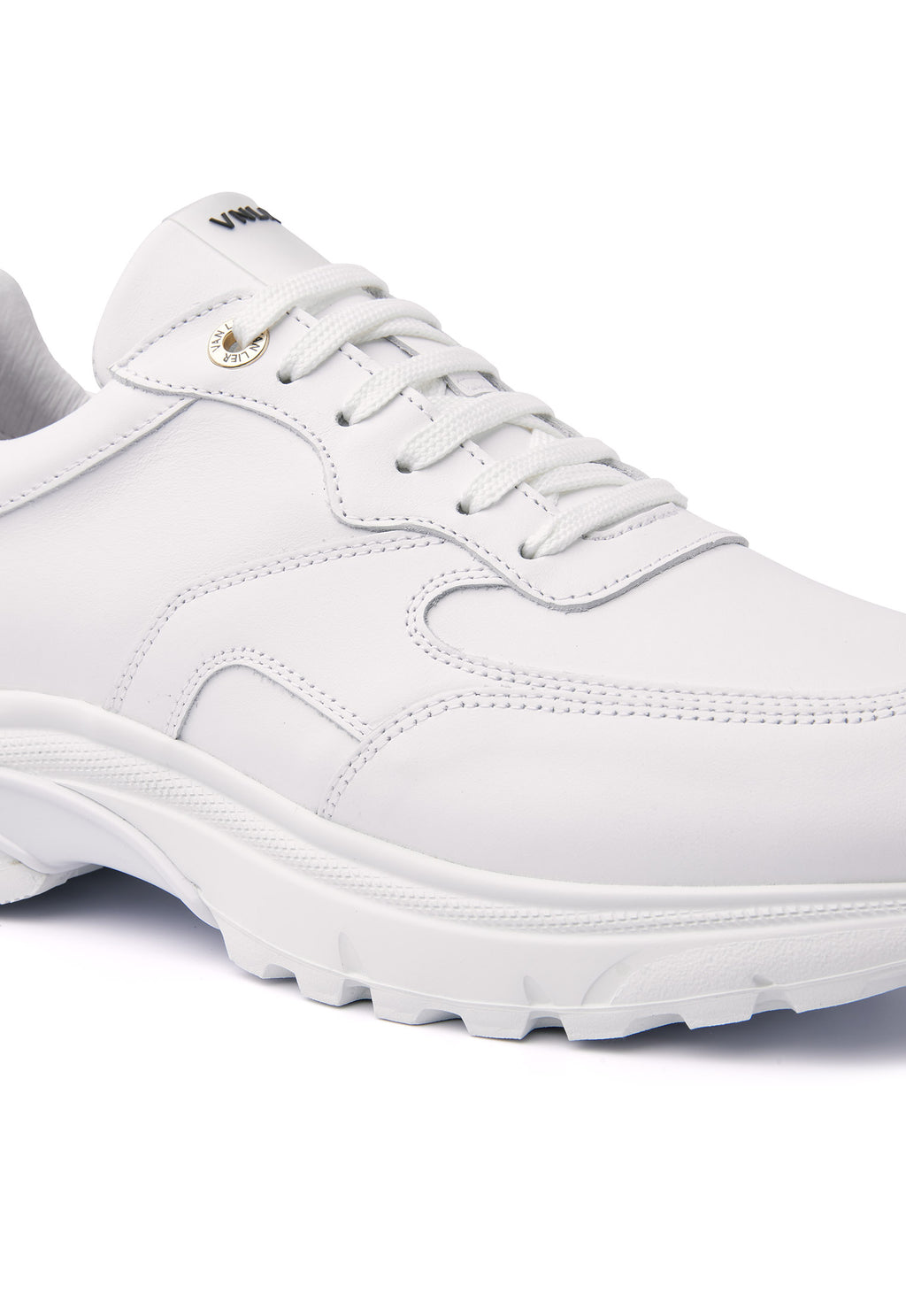 Mit glatten Leder Loafer Sneaker