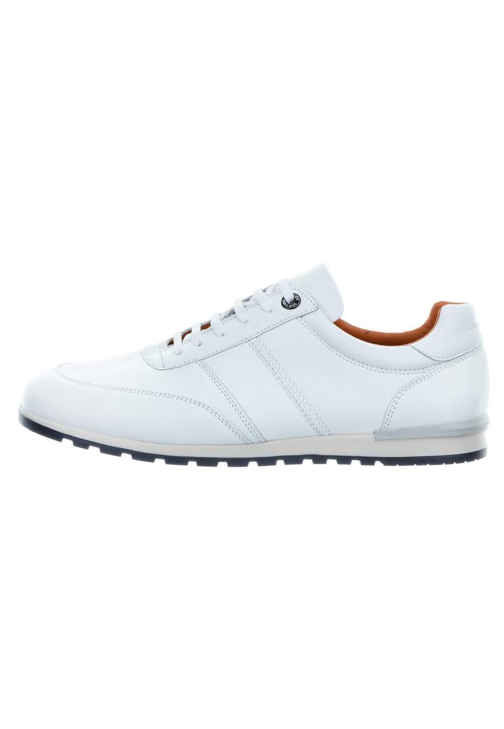 Wit gladleren Anzano sneaker 