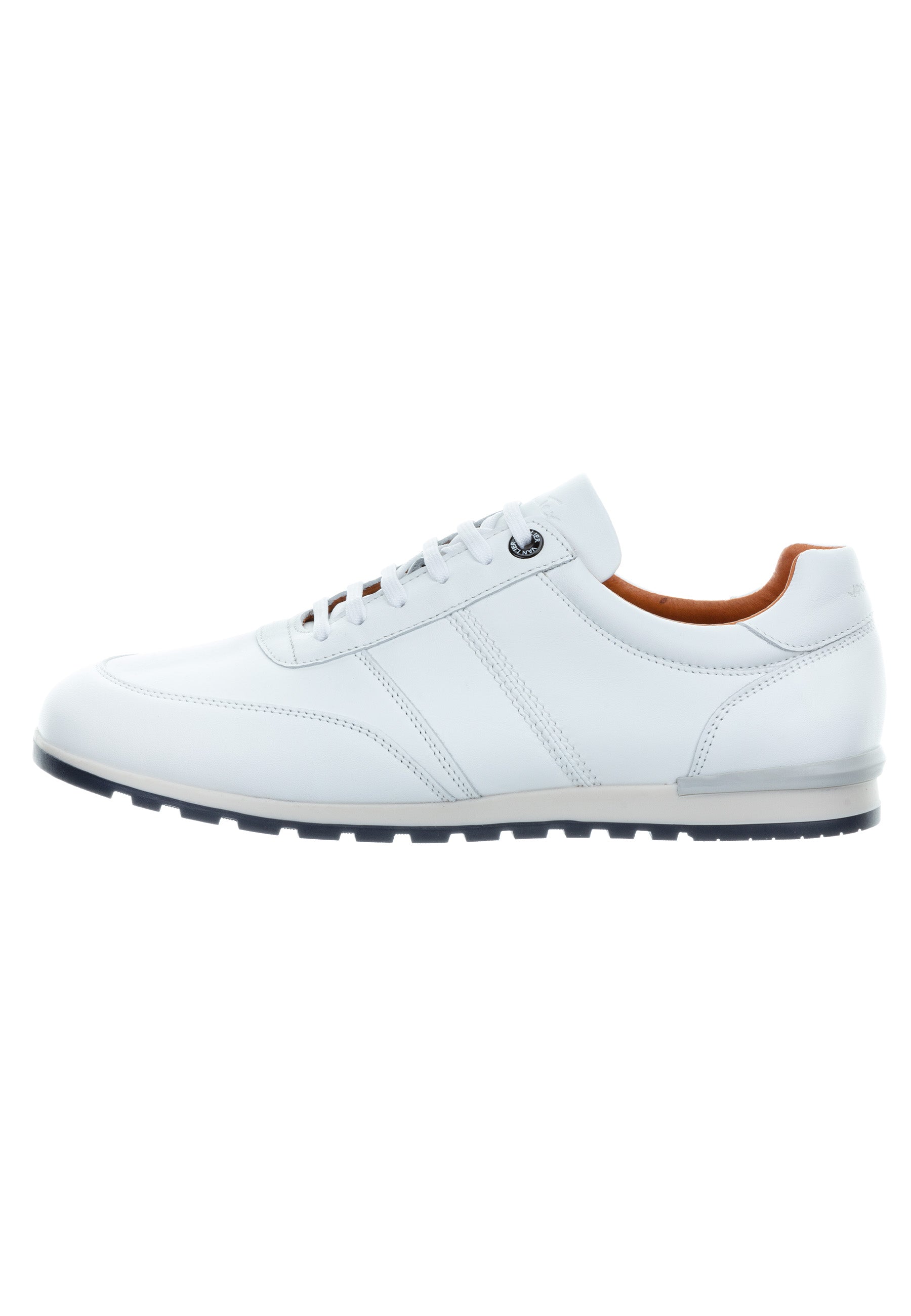 Wit gladleren Anzano sneaker 