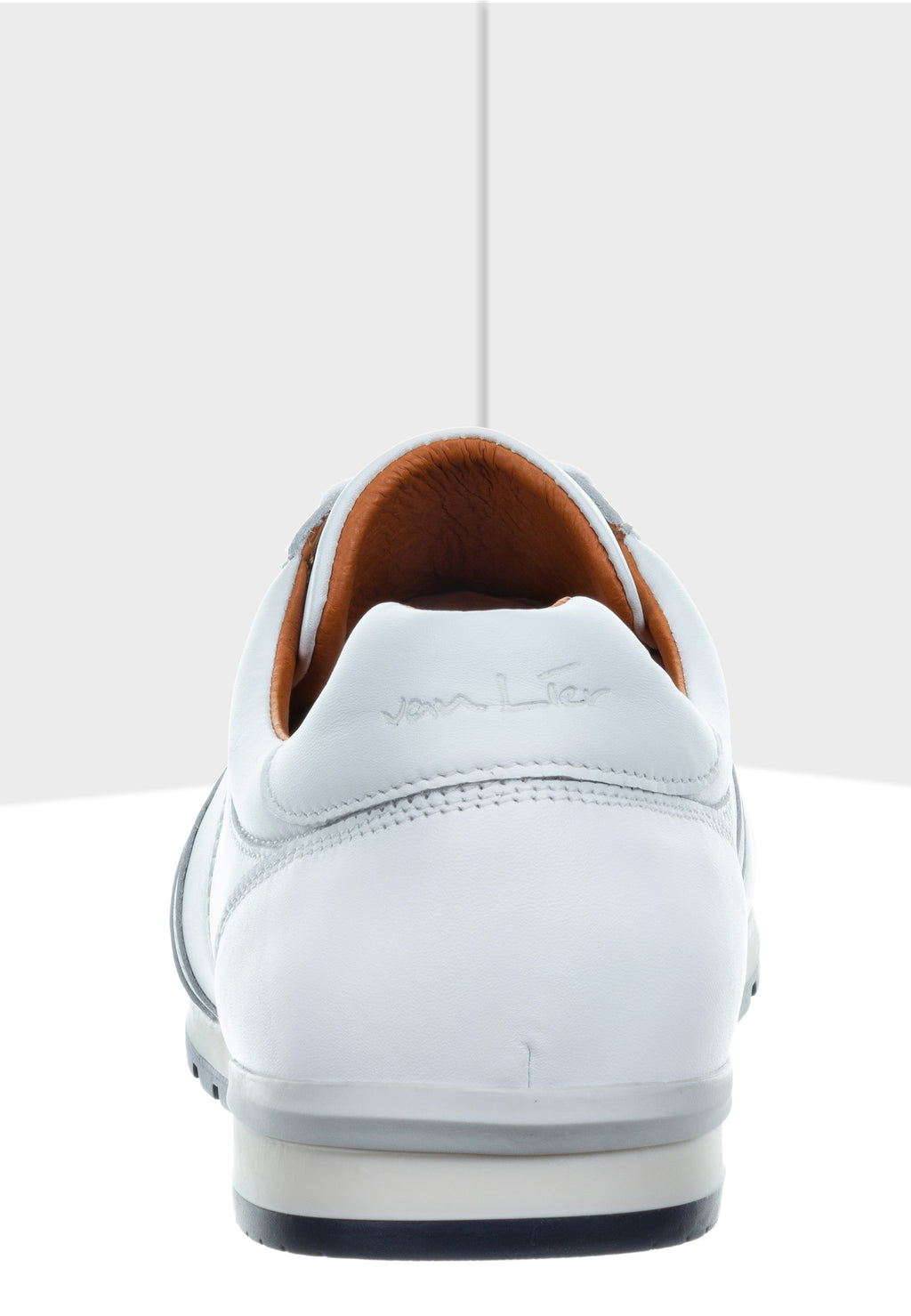 Wit gladleren Anzano sneaker 