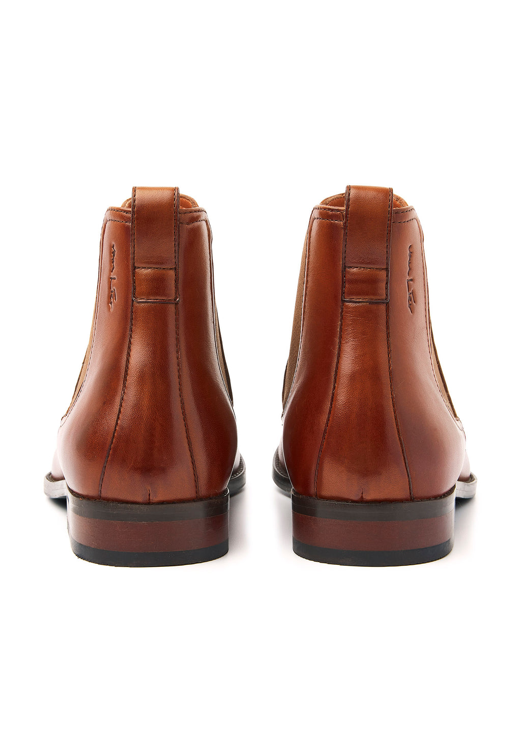 Cognac gladleren Bregenz Chelsea boot