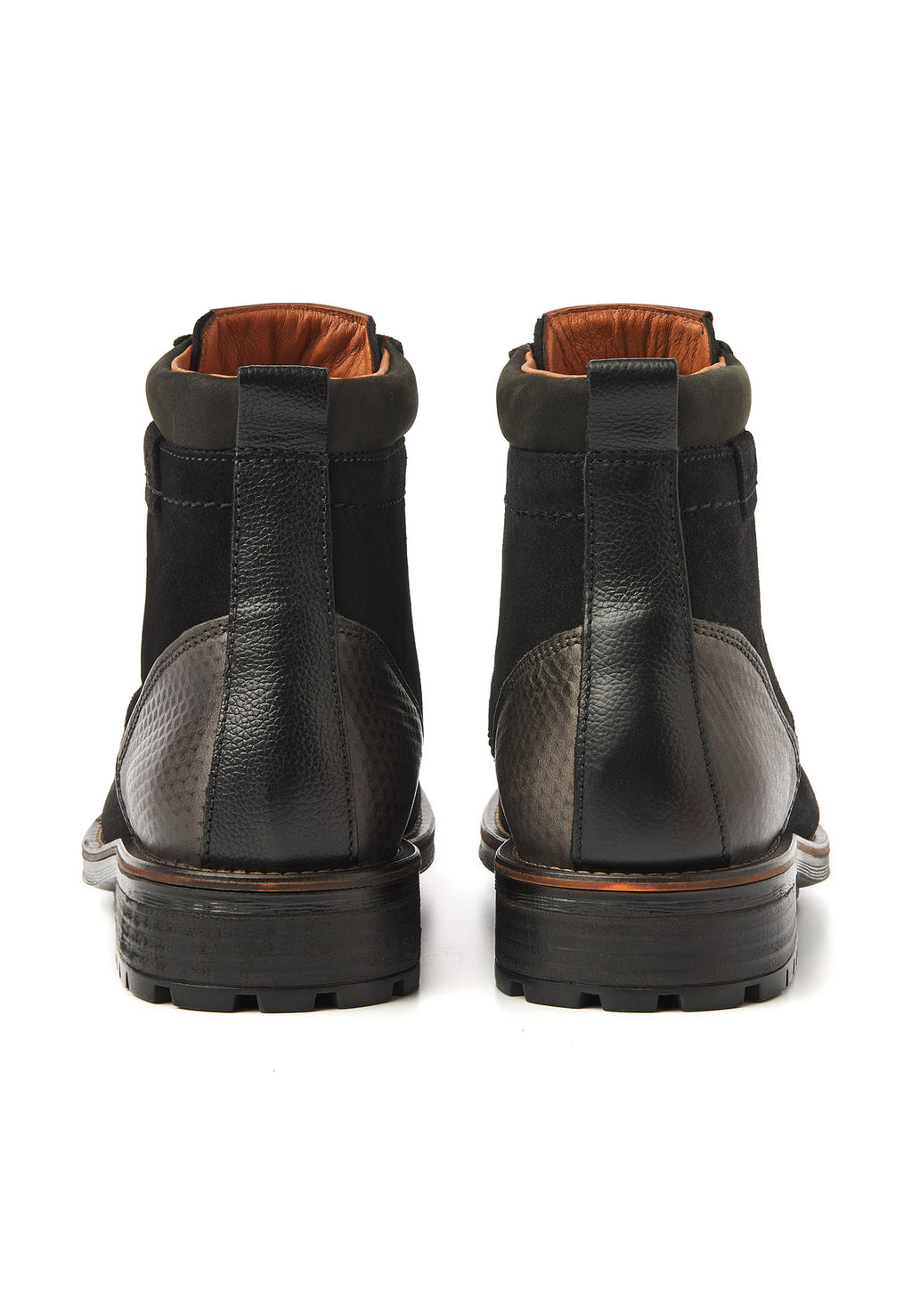 Schwarzer Wildleder Fritz Boot