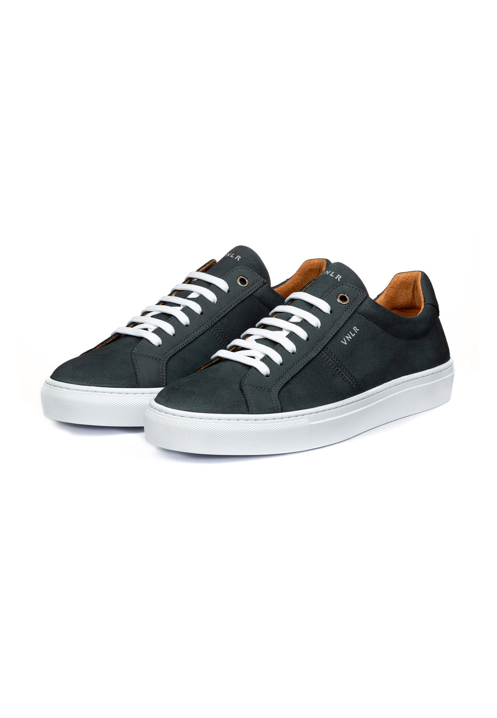 Graublauwe nubuck Novara sneaker
