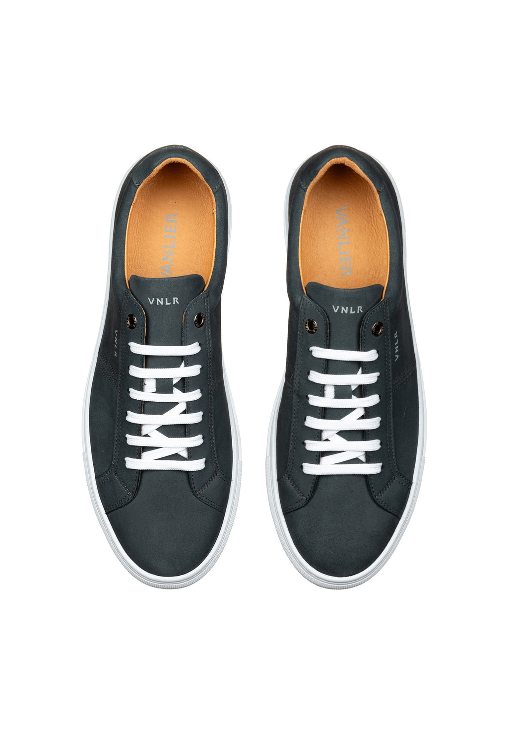 Graublauwe nubuck Novara sneaker