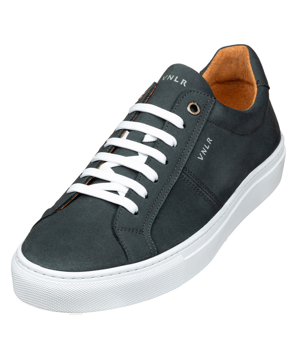 Graublauwe nubuck Novara sneaker