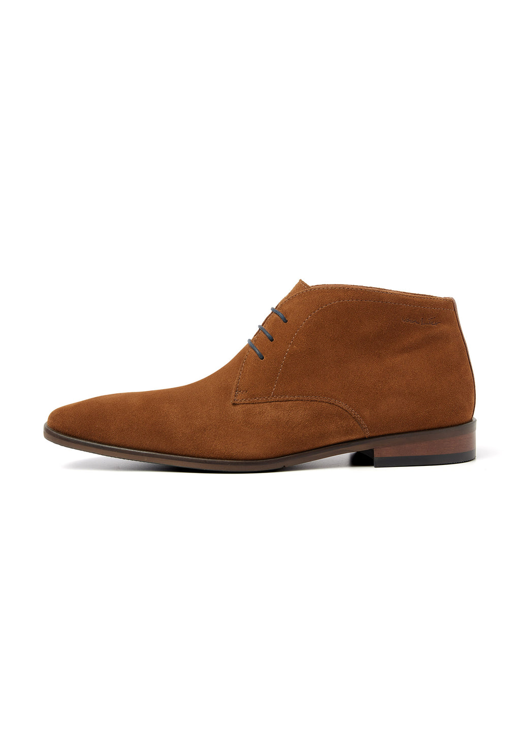 Cognac Wildleder Konstanz halbhoher Schnürschuh