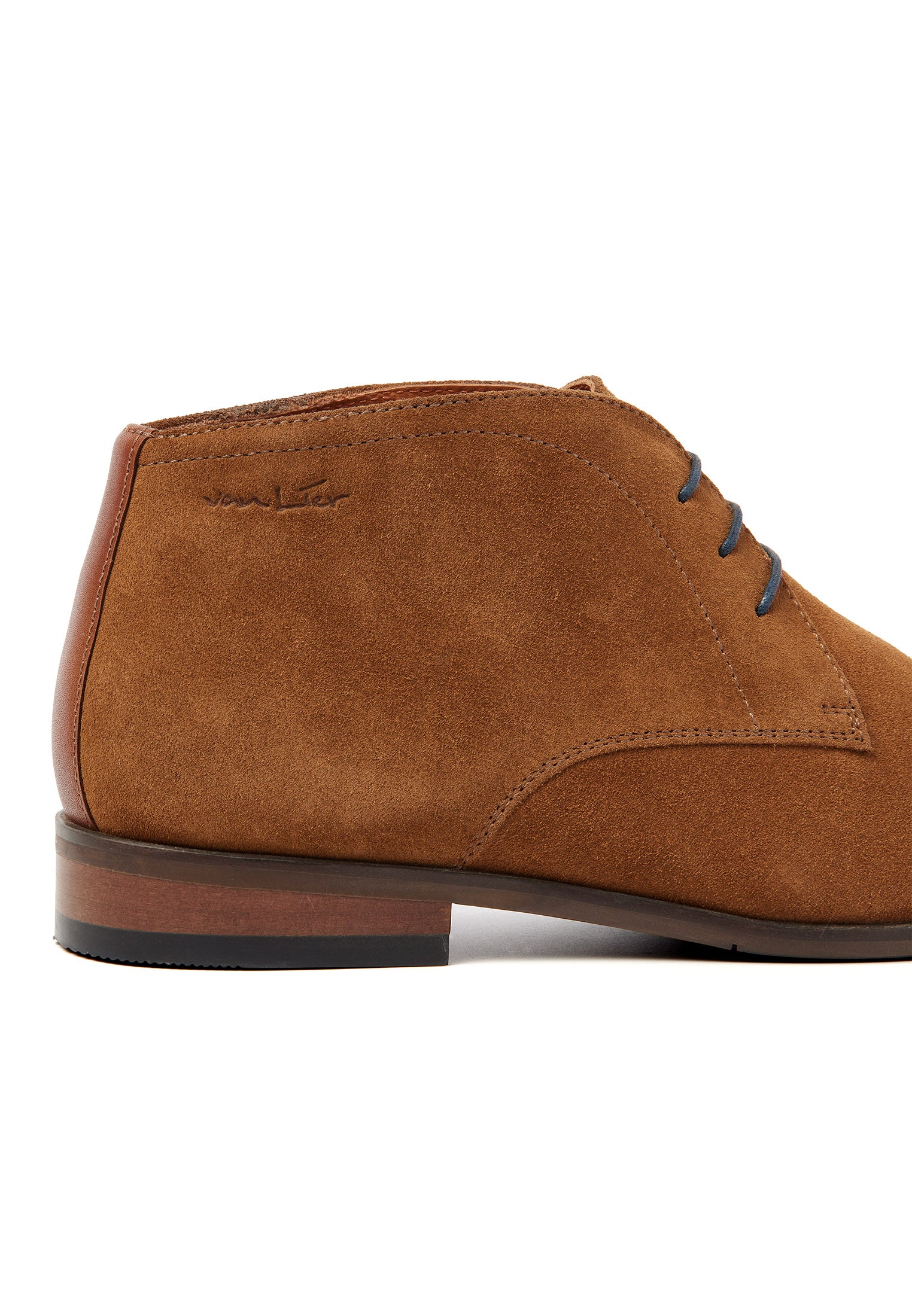 Cognac Wildleder Konstanz halbhoher Schnürschuh