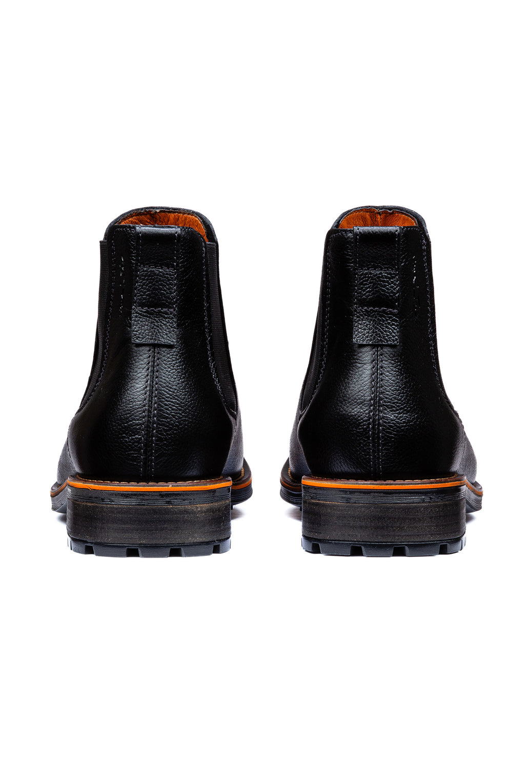 Schwarzer Glattleder Fritz Chelsea Boot
