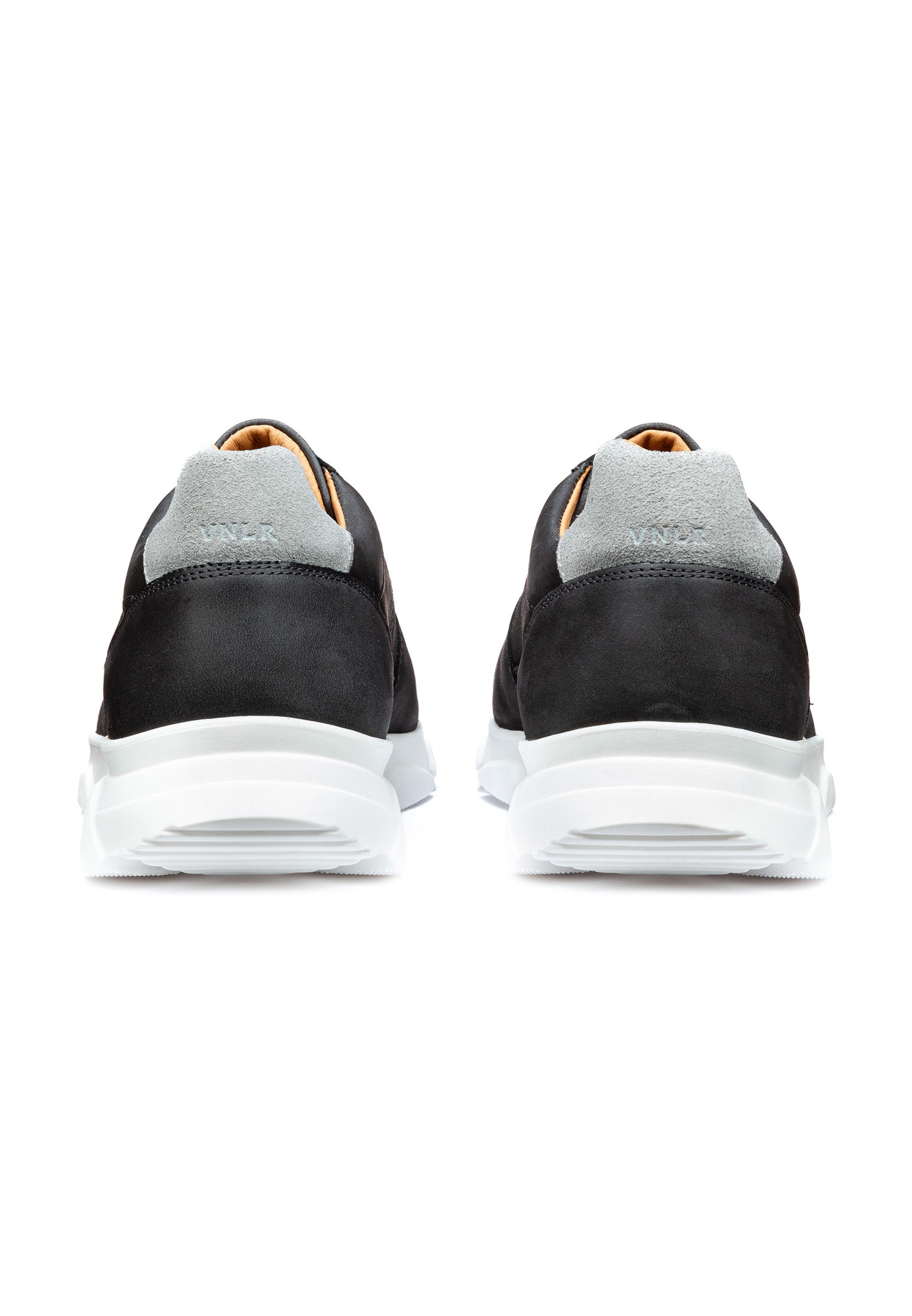 Graue Glattleder-Luca-Sneaker
