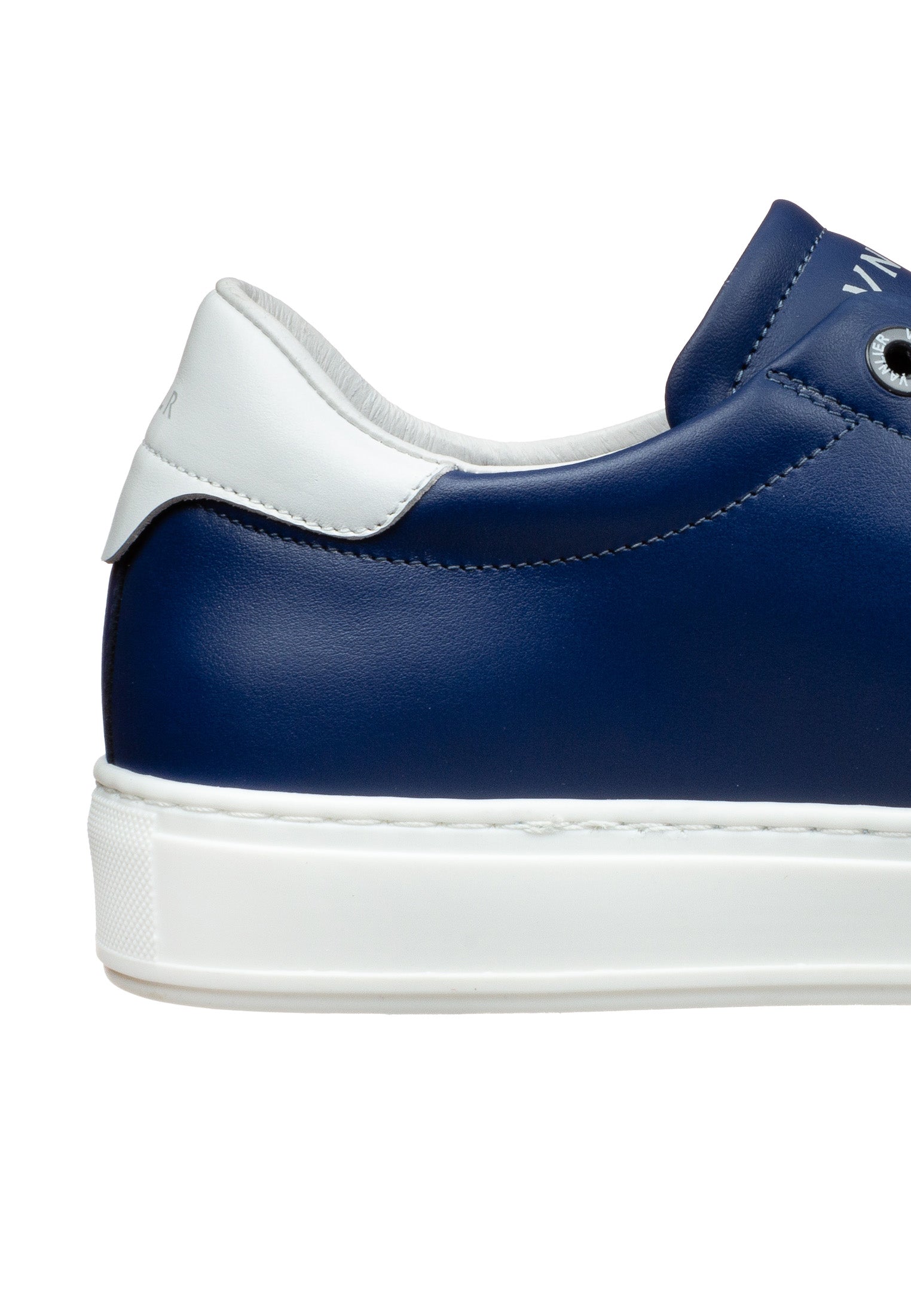 Blauw leren Barossa loafer