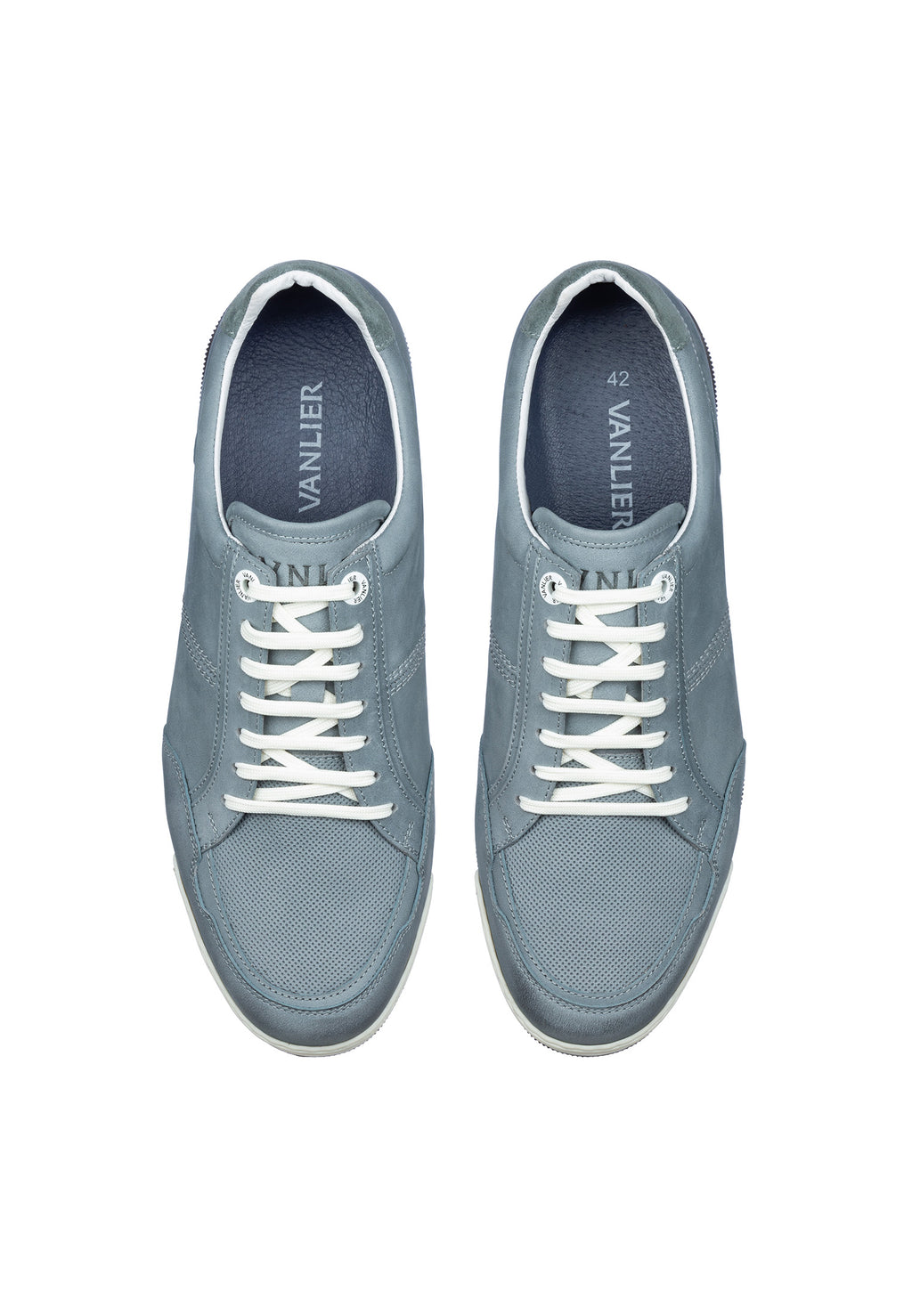 Graublauwe nubuck Magnus sneaker