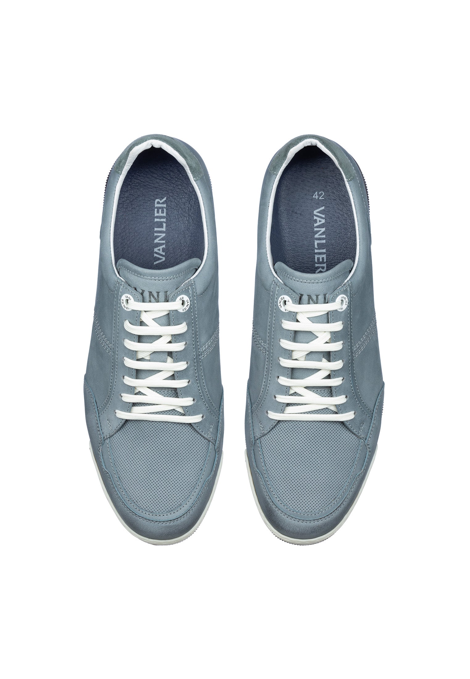 Graublauwe nubuck Magnus sneaker
