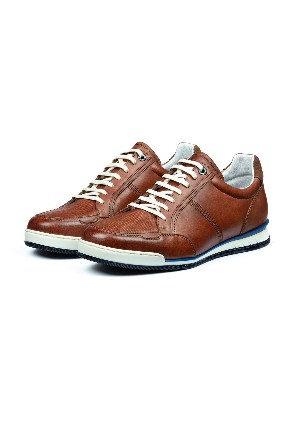 Licht cognac gladleren Magnus loafer