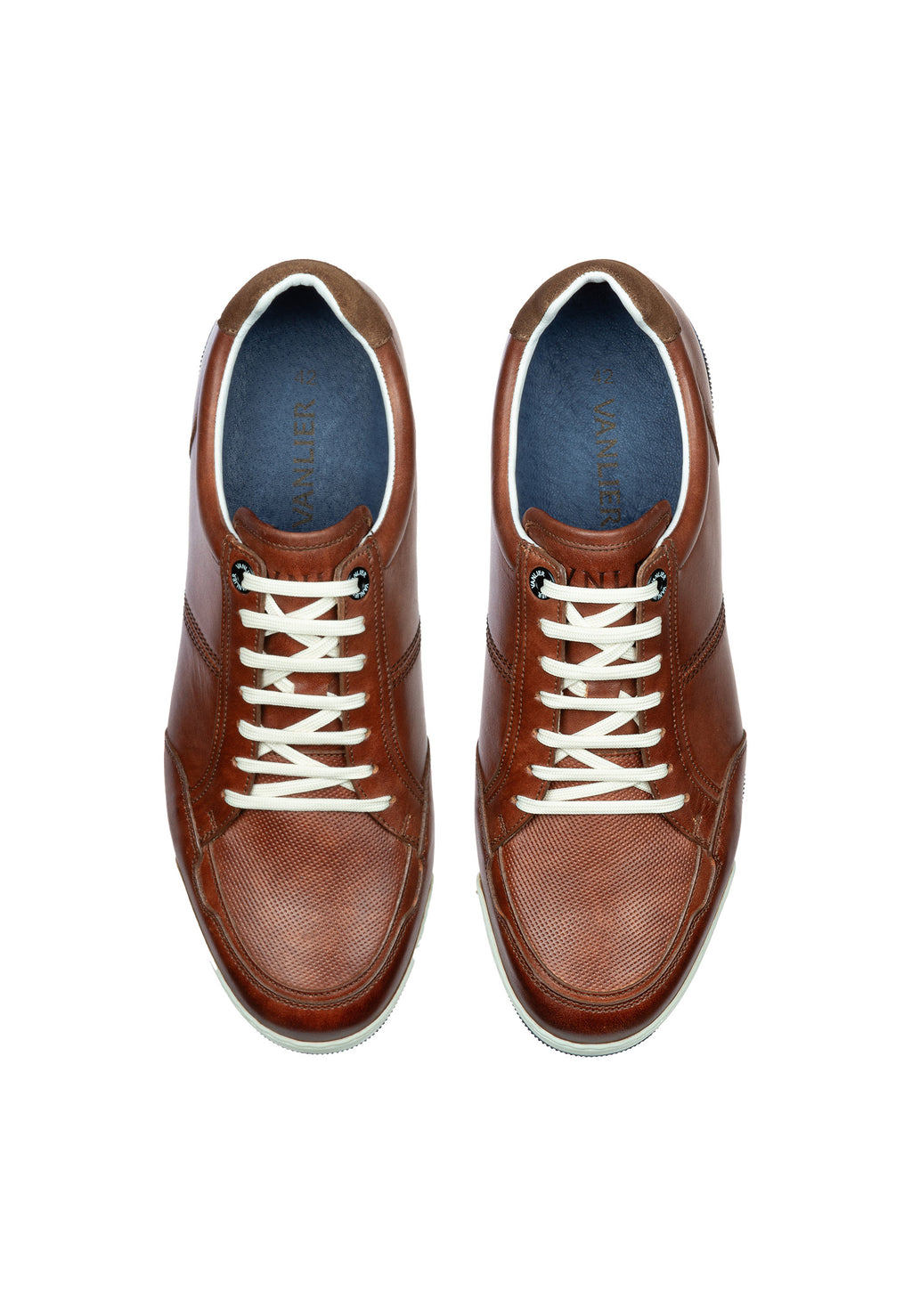 Licht cognac gladleren Magnus loafer