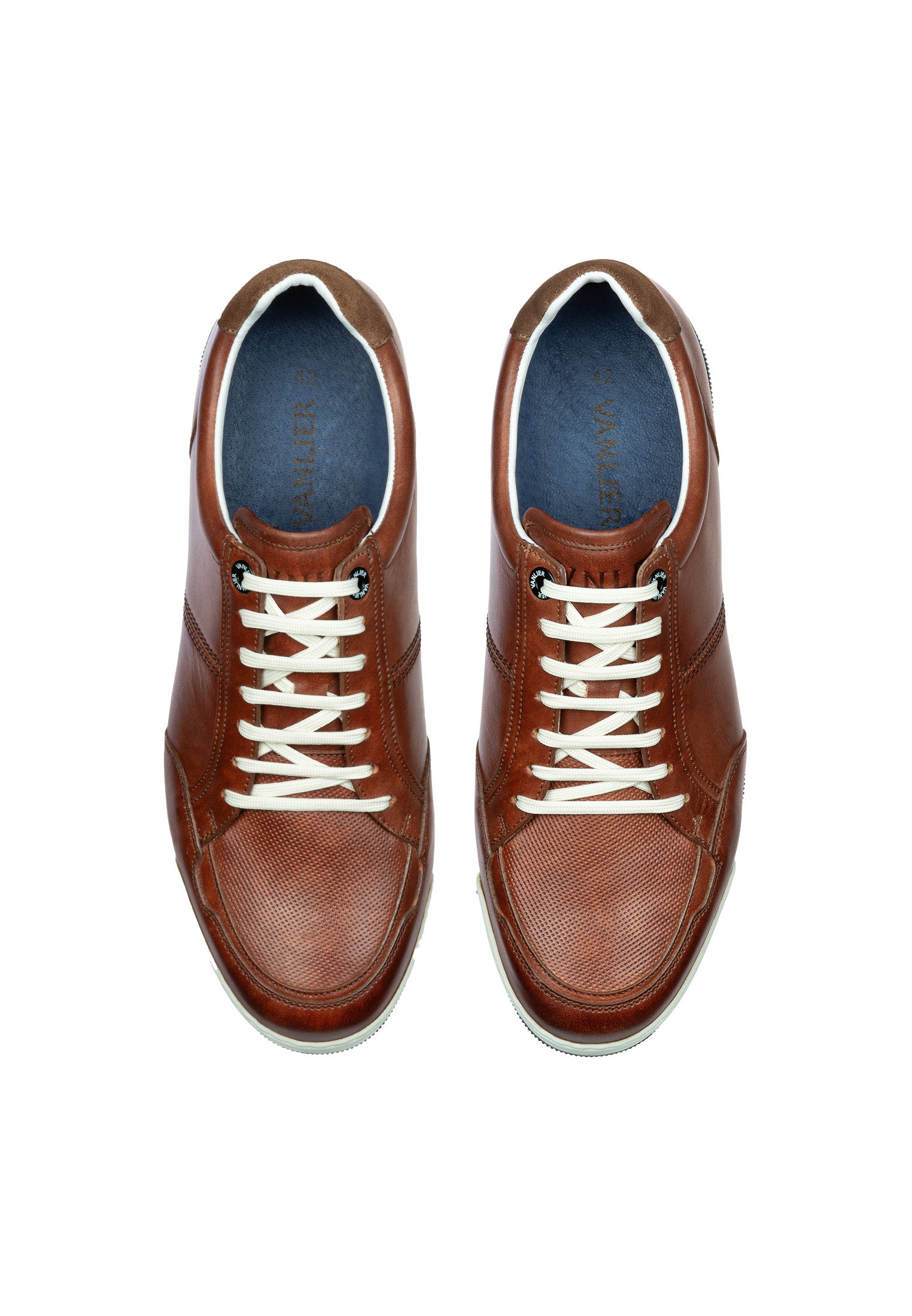 Licht cognac gladleren Magnus loafer