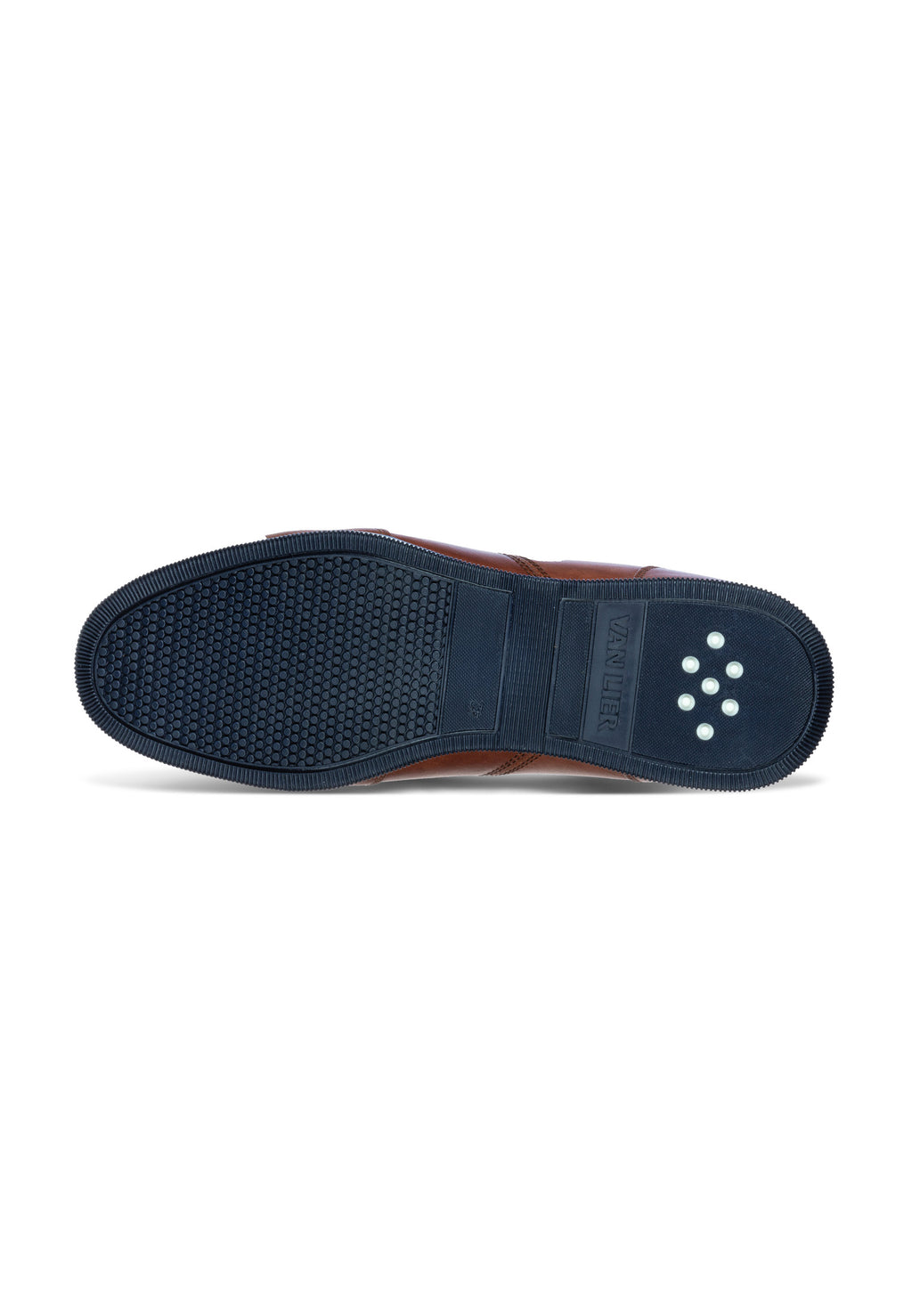 Licht cognac gladleren Magnus loafer