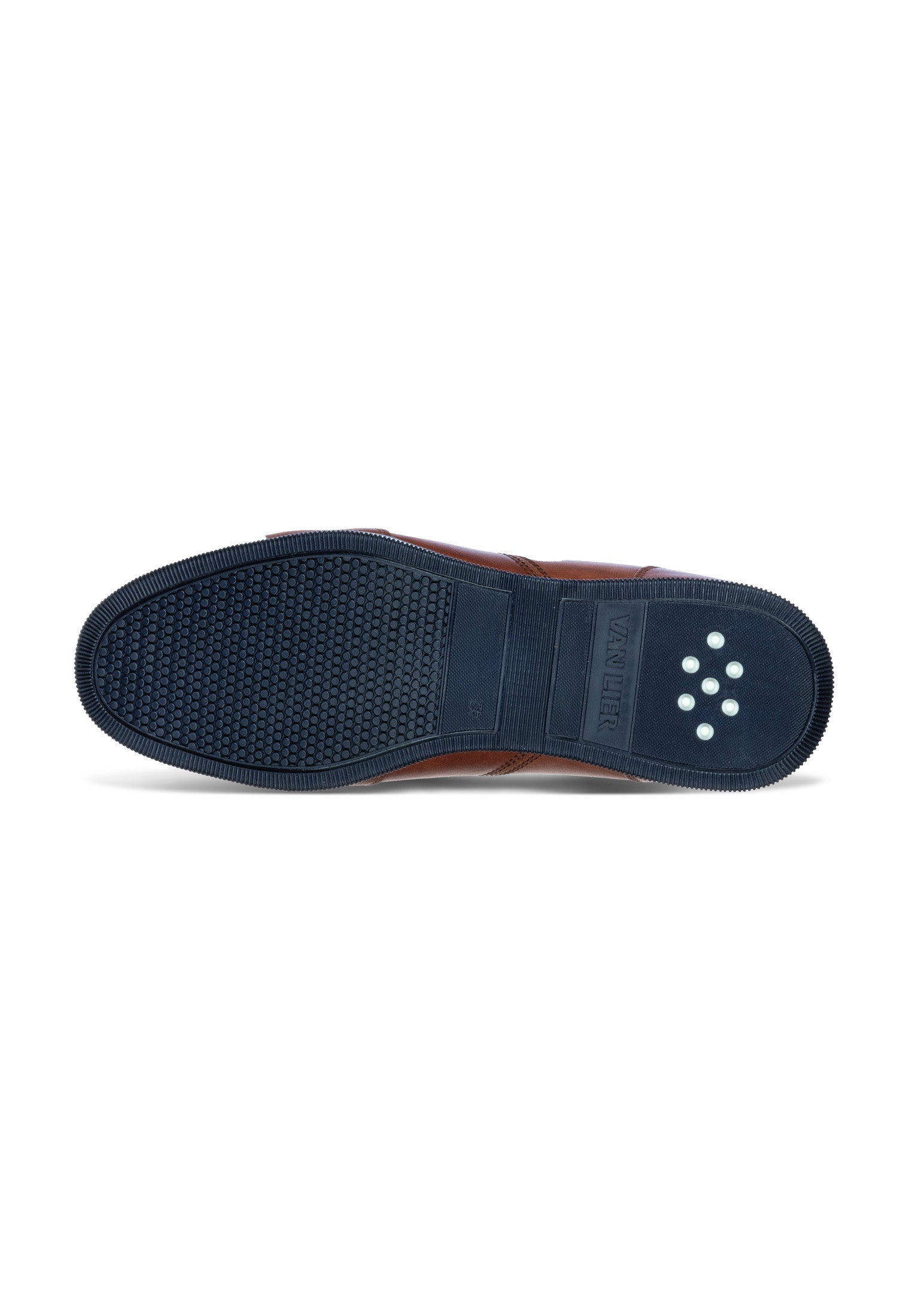 Licht cognac gladleren Magnus loafer