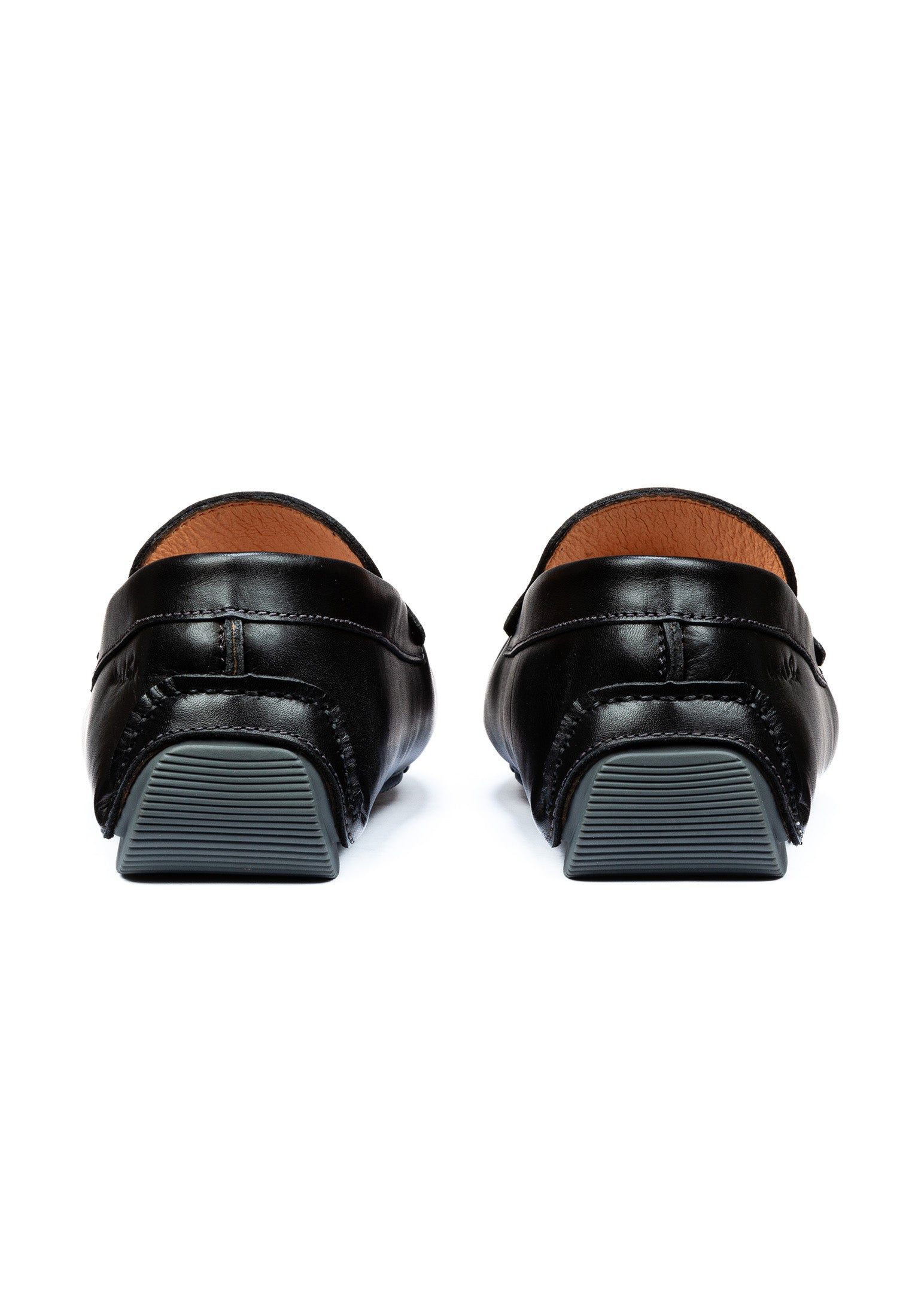 Schwarzer Glattleder-Loafer