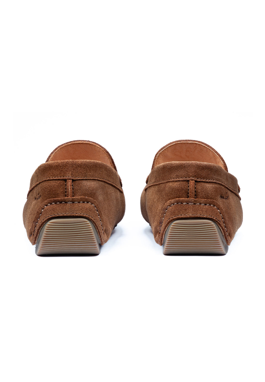 Rostbrauner Wildleder-Mokassin