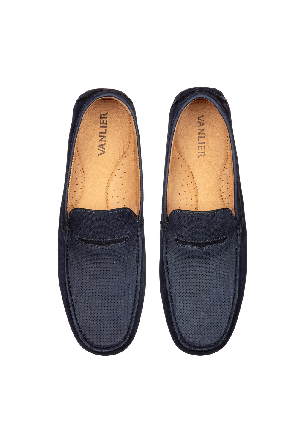 Navy Nubuck Loafer