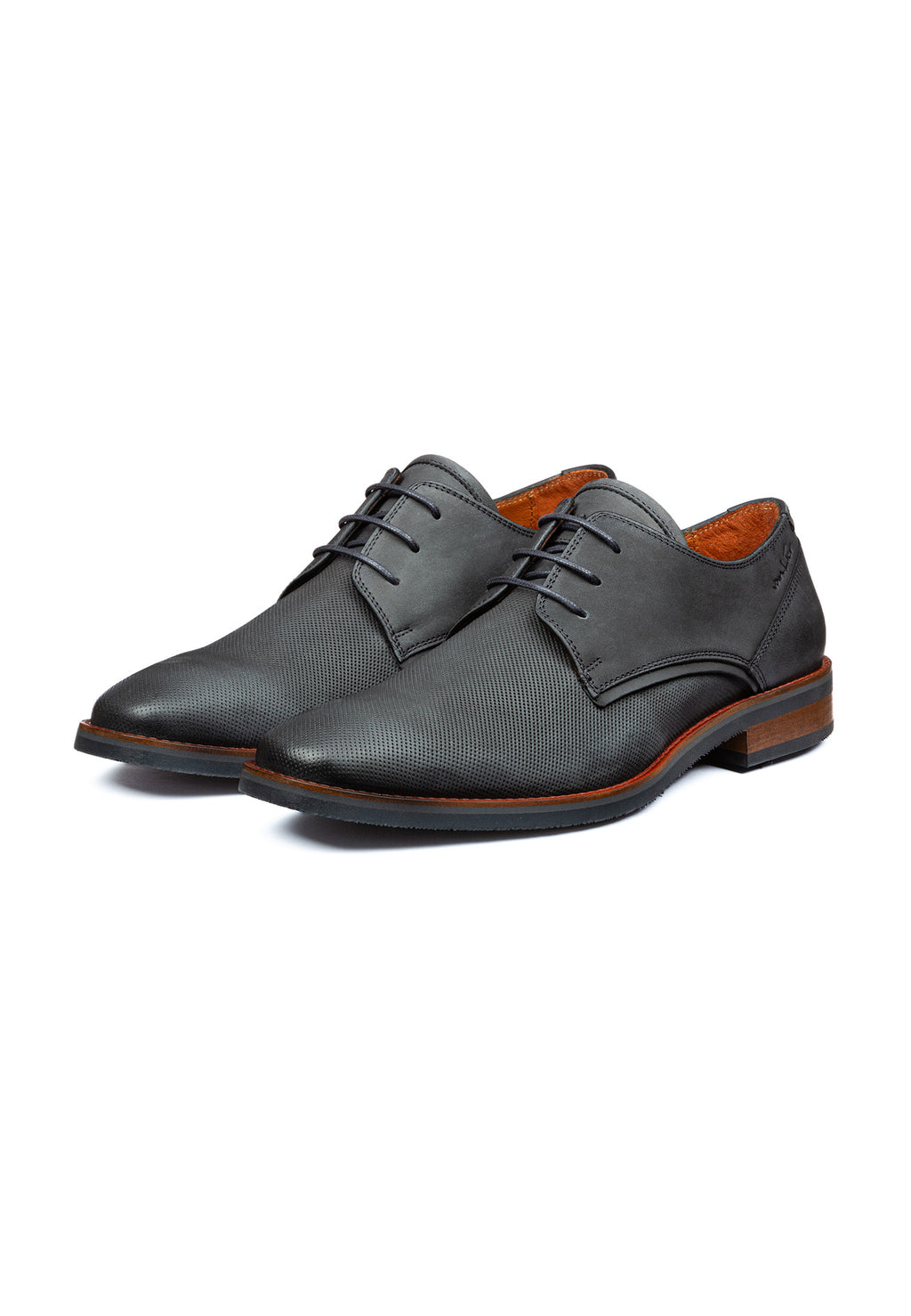 Anthrazitgrauer Nubuk Amalfi Schnürschuh