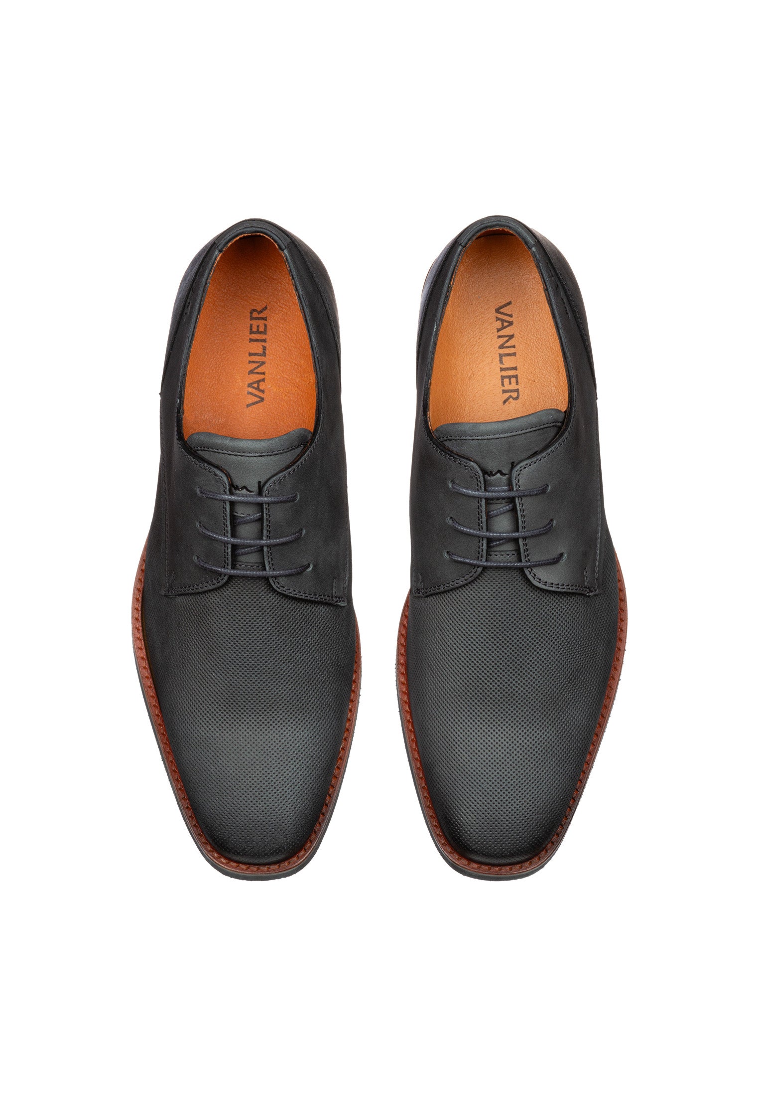 Anthrazitgrauer Nubuk Amalfi Schnürschuh