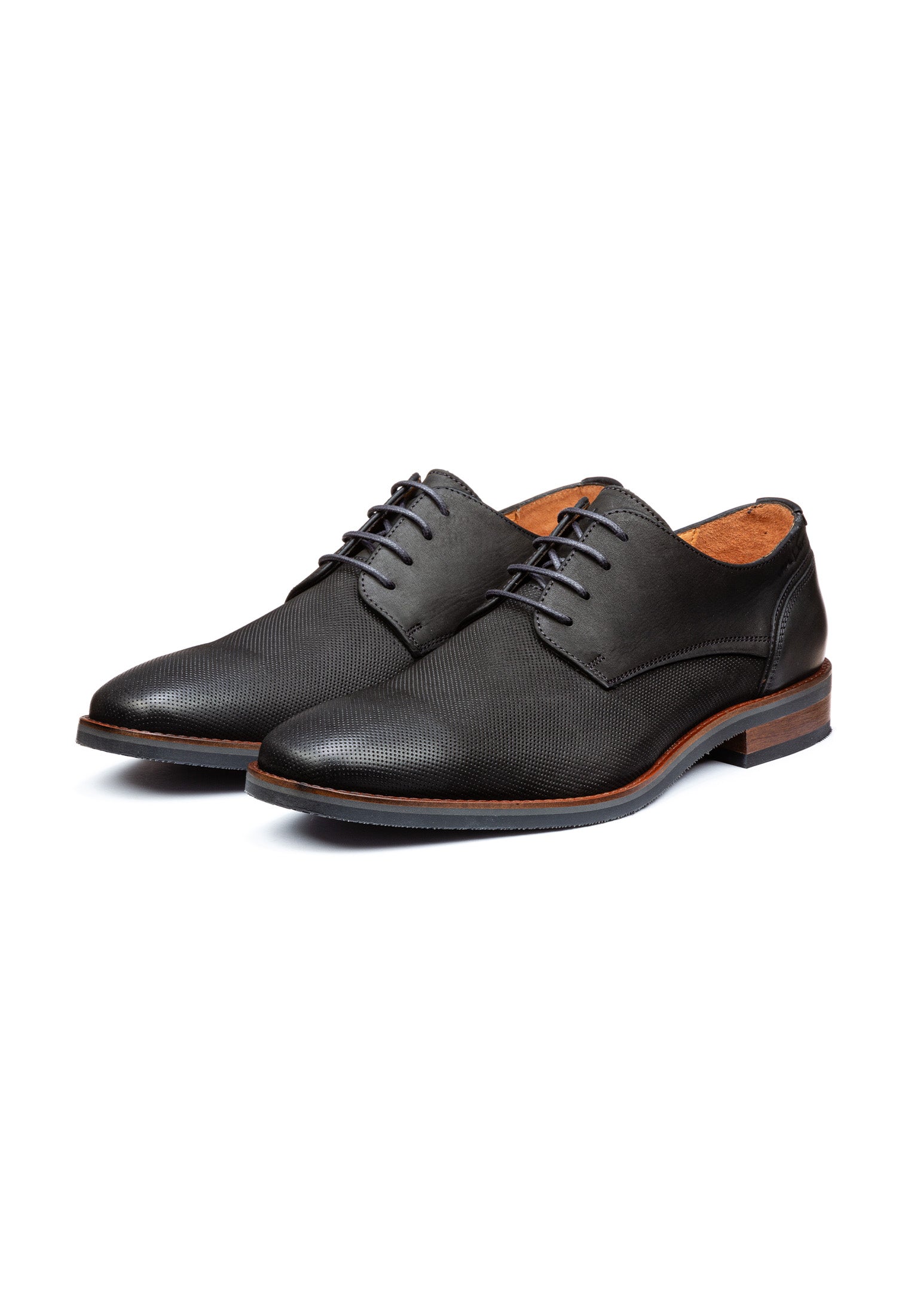 Antraciet grijs nubuck Amalfi veterschoen