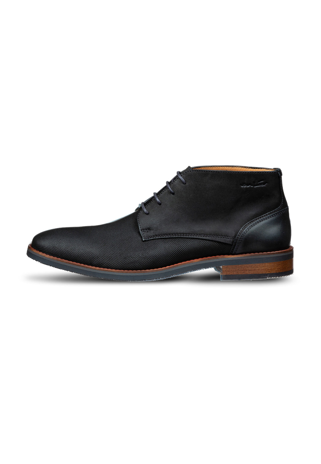 Antraciet grijs nubuck Amalfi halfhoge veterschoen