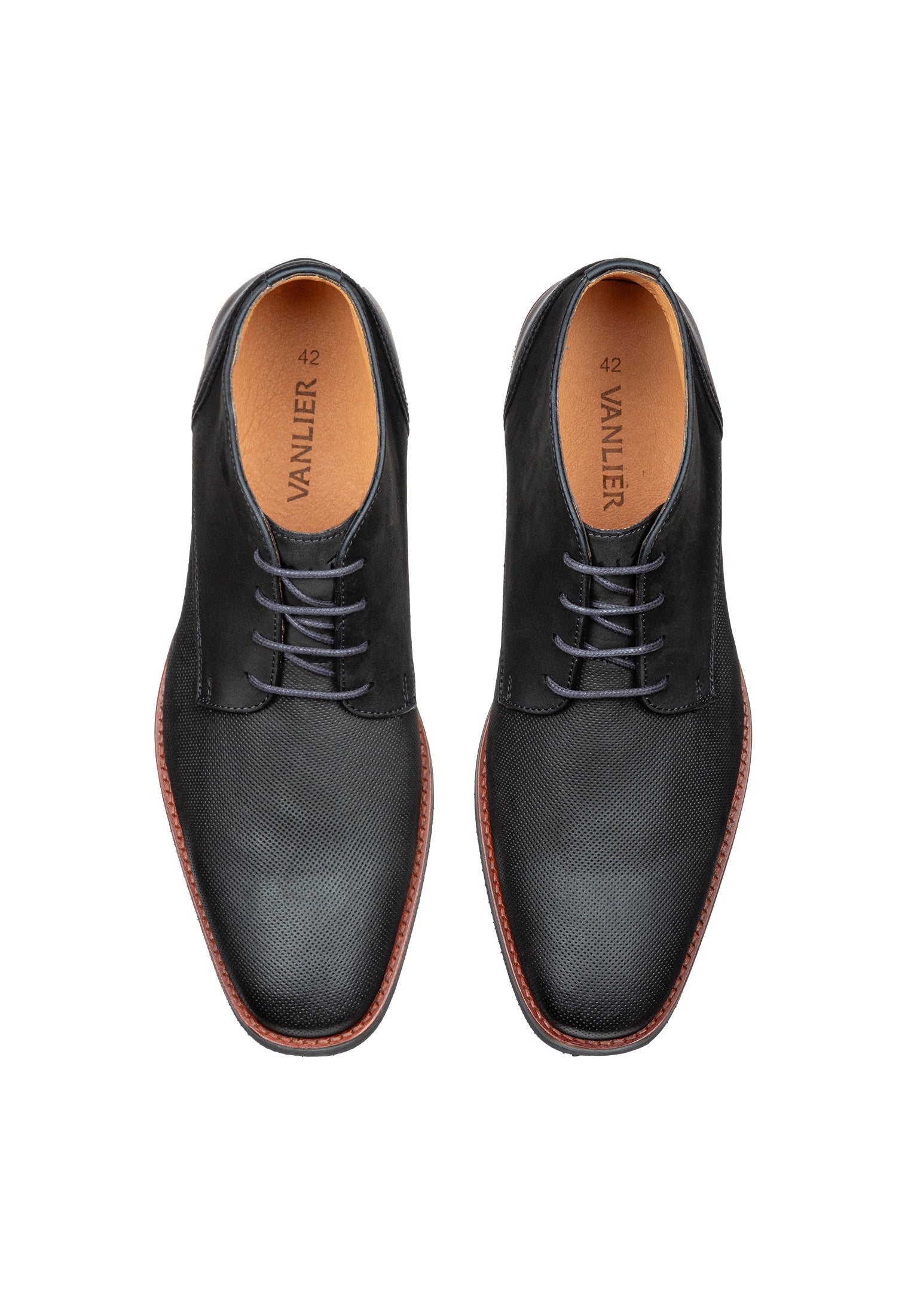 Antraciet grijs nubuck Amalfi halfhoge veterschoen