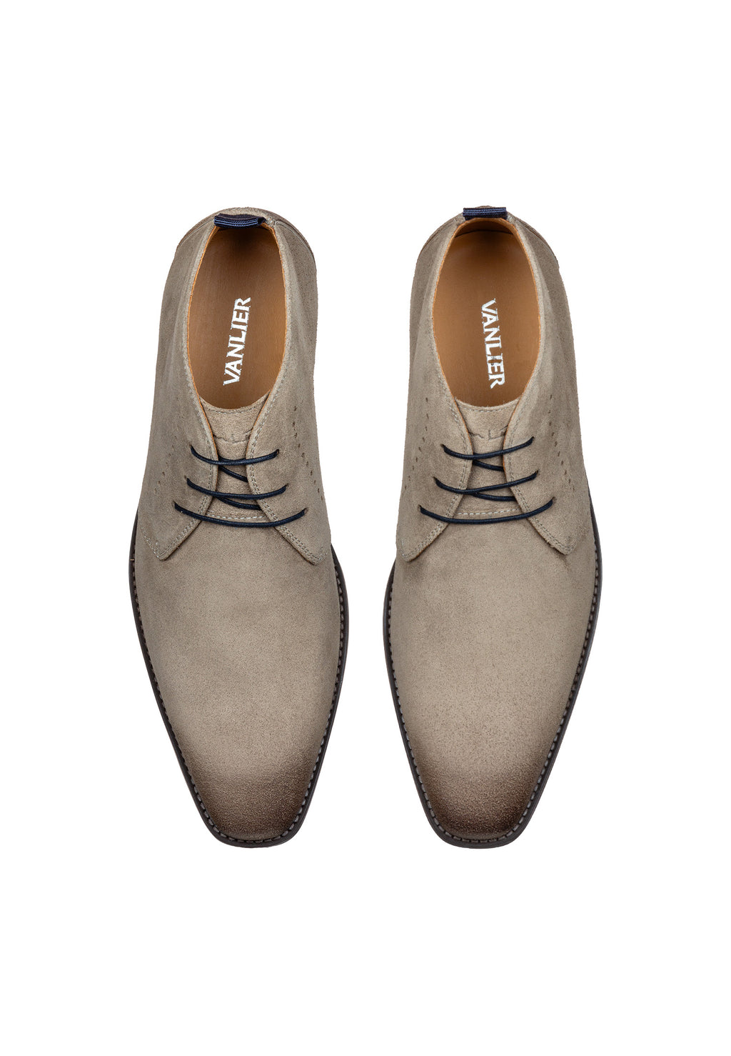 Taupe Wildleder Bregenz Schnürschuh