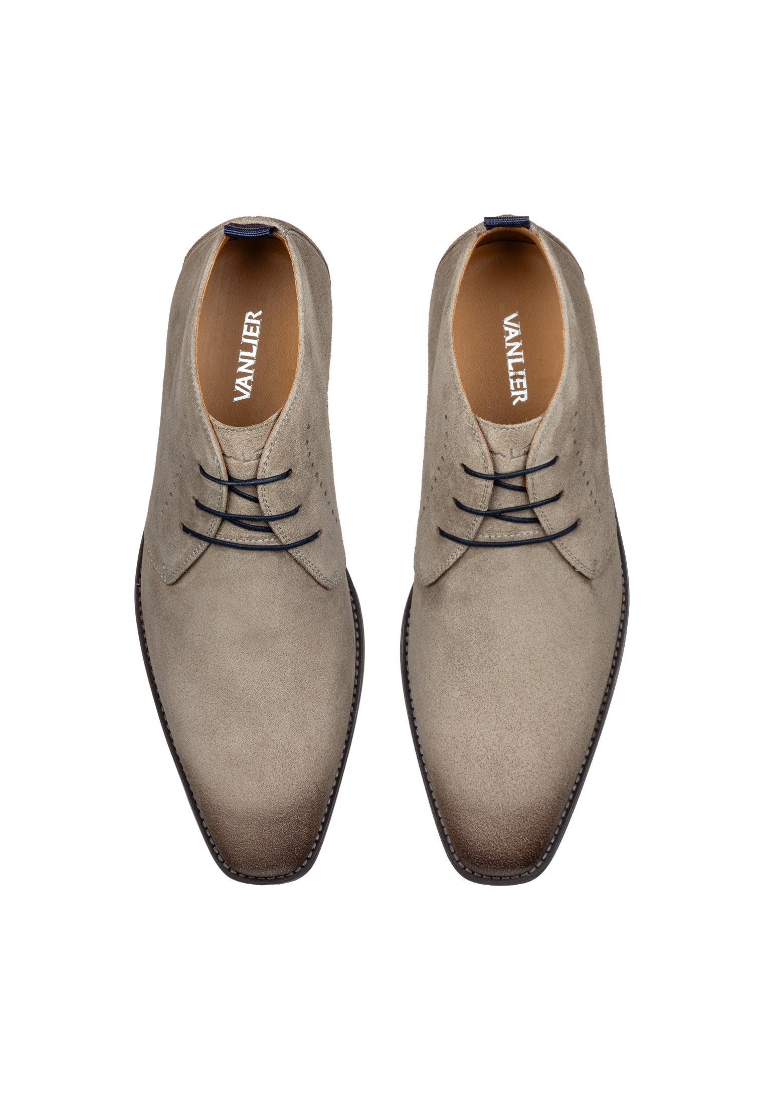 Taupe Wildleder Bregenz Schnürschuh