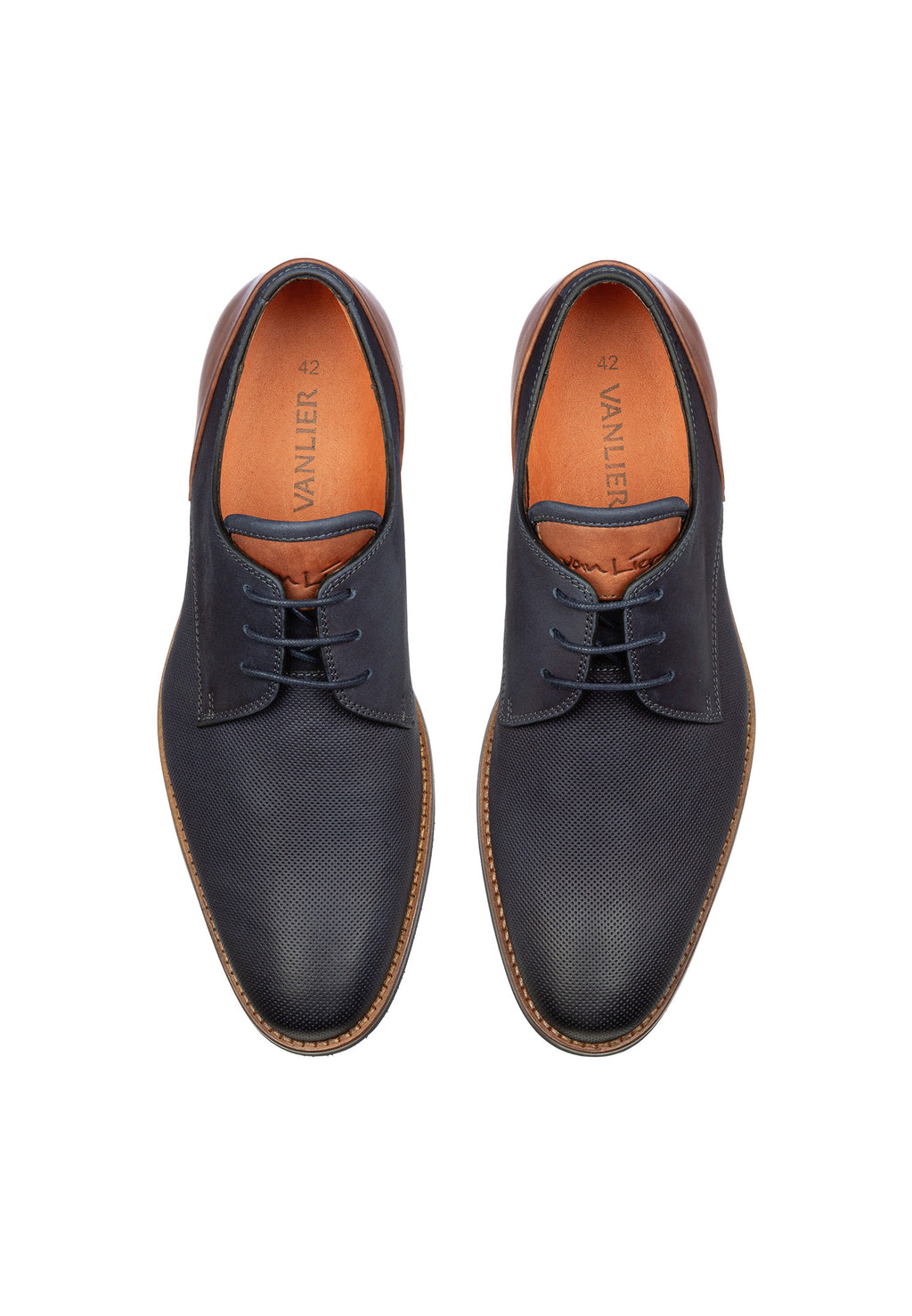 Navy nubuck Sabinus veterschoen