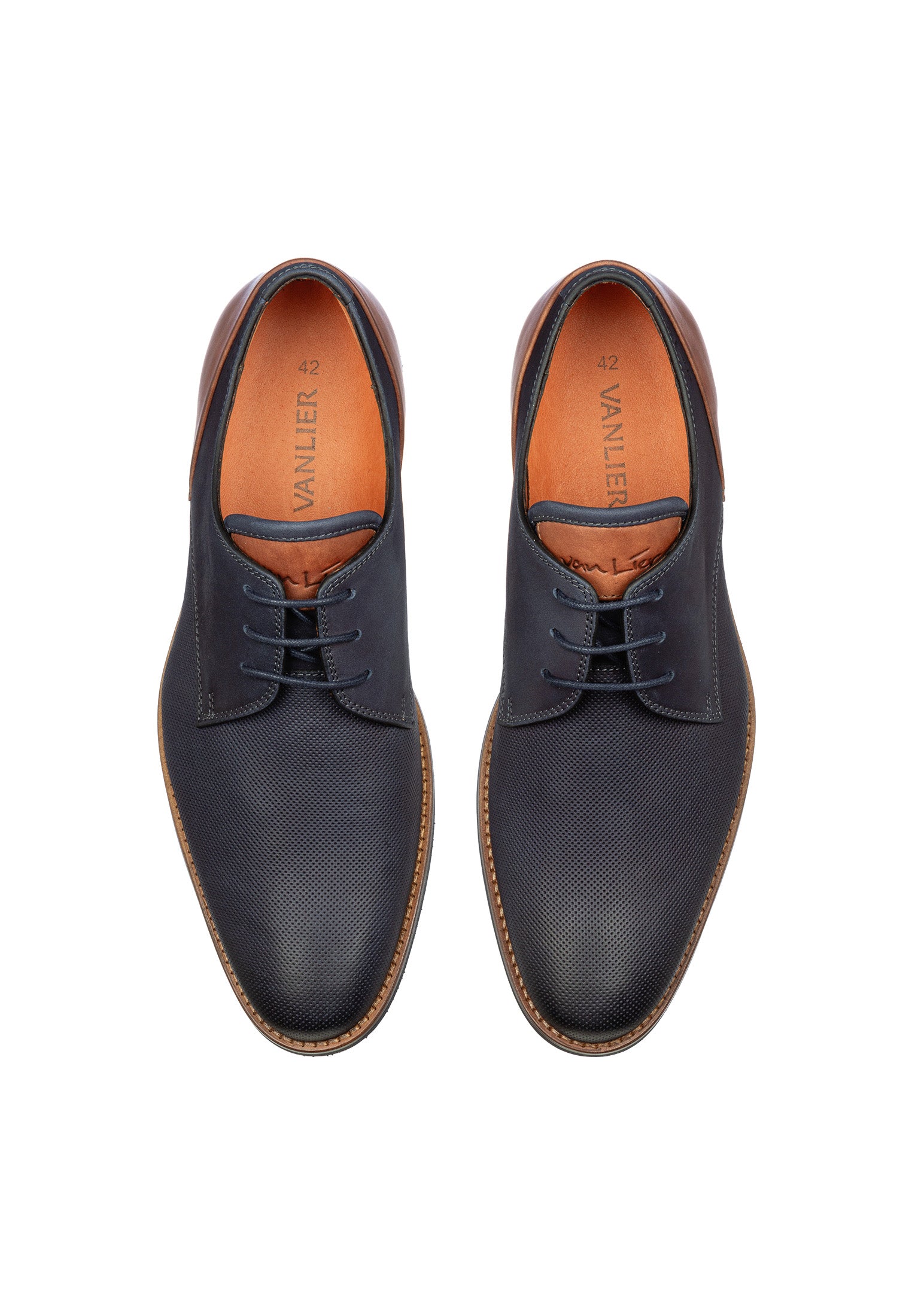 Navy nubuck Sabinus veterschoen
