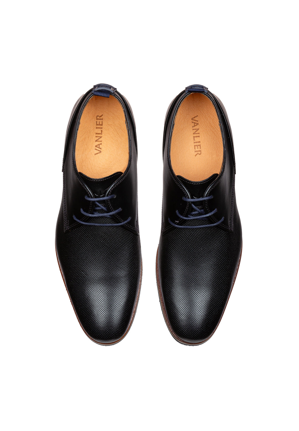 Schwarzer Glattleder Sabinus Schnürschuh