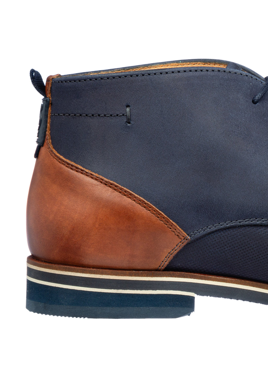 Navy nubuck Sabinus halbe Schnürschuhe