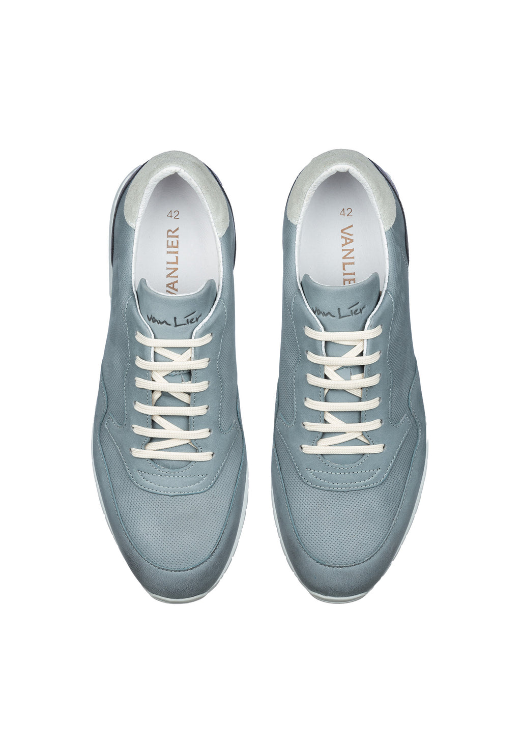 Graublauwe nubuck Chavar sneaker