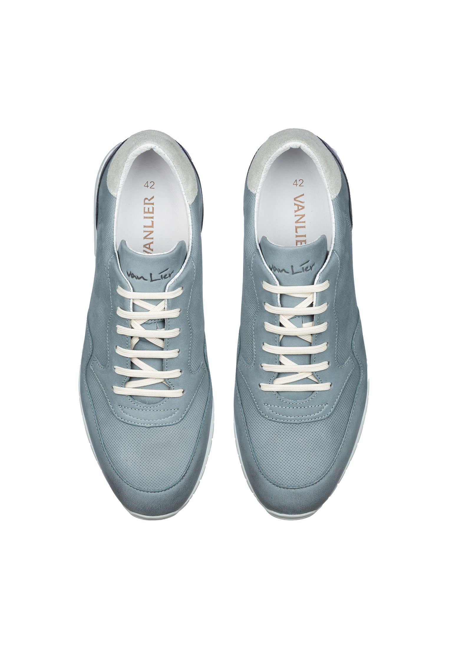 Graublauwe nubuck Chavar sneaker