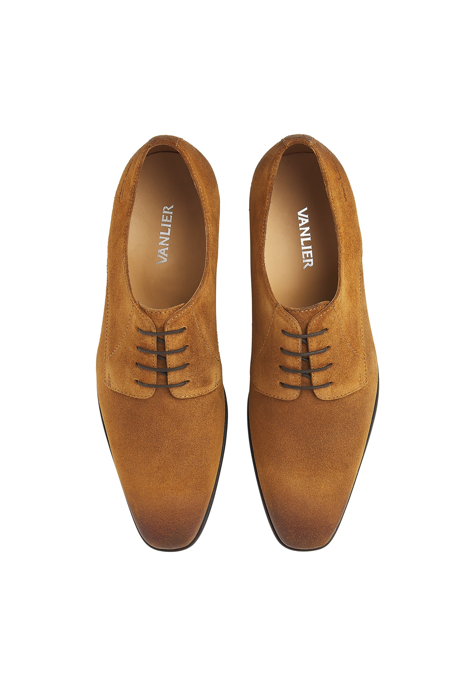Cognac Wildleder Egeus Schnürschuh