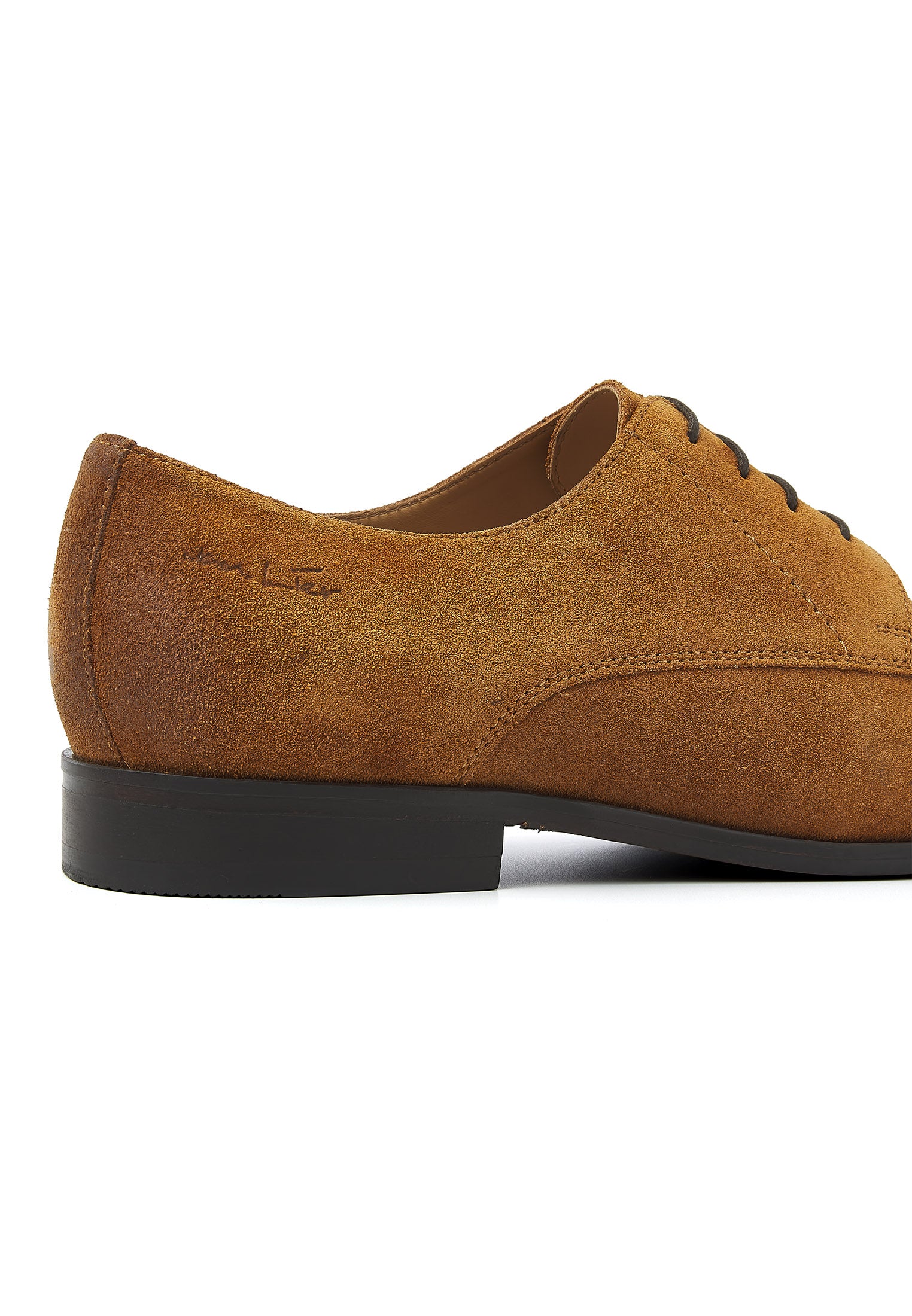 Cognac Wildleder Egeus Schnürschuh