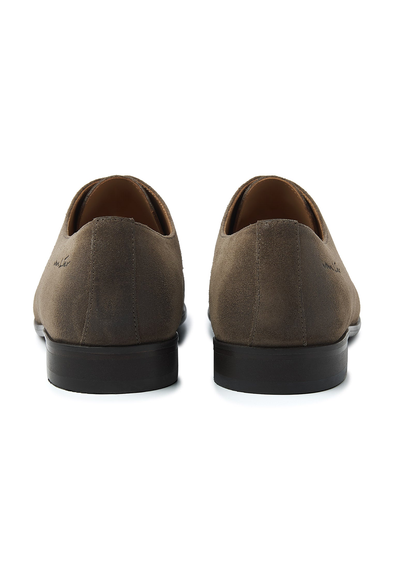 Egeus Wildleder Taupe Schnürschuh