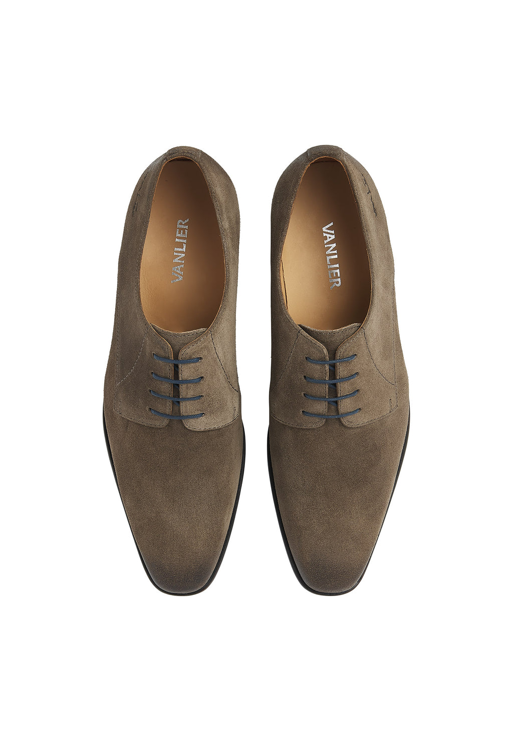 Egeus Wildleder Taupe Schnürschuh