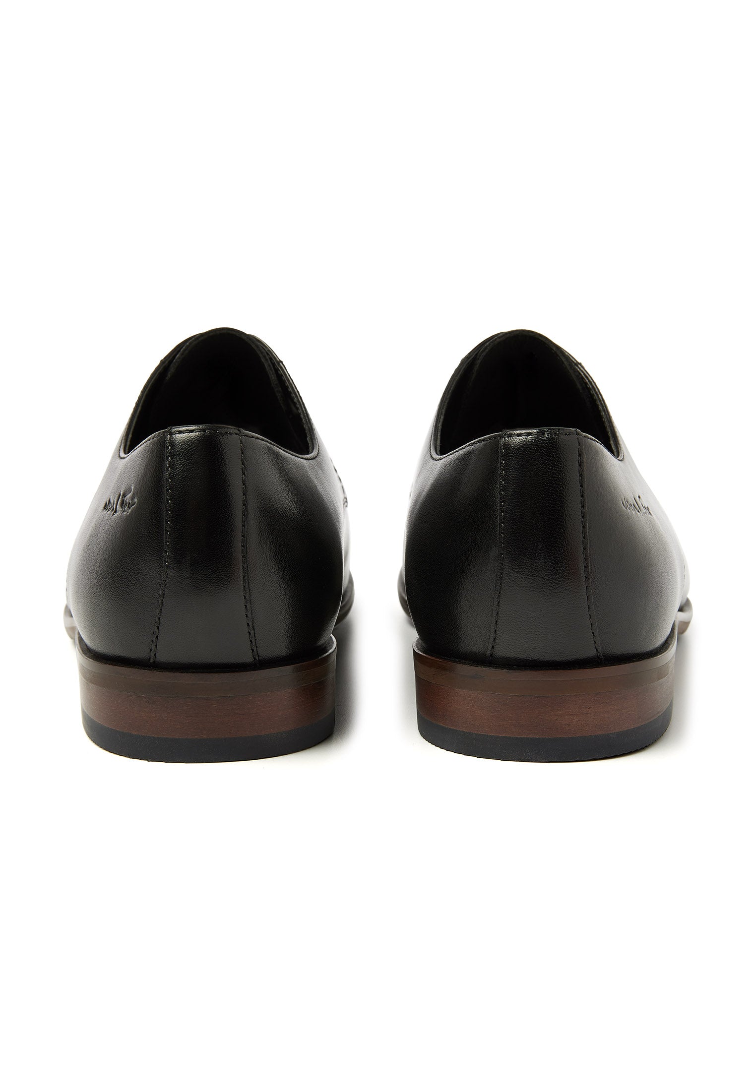 Schwarzer Glattleder Egeus Schnürschuh