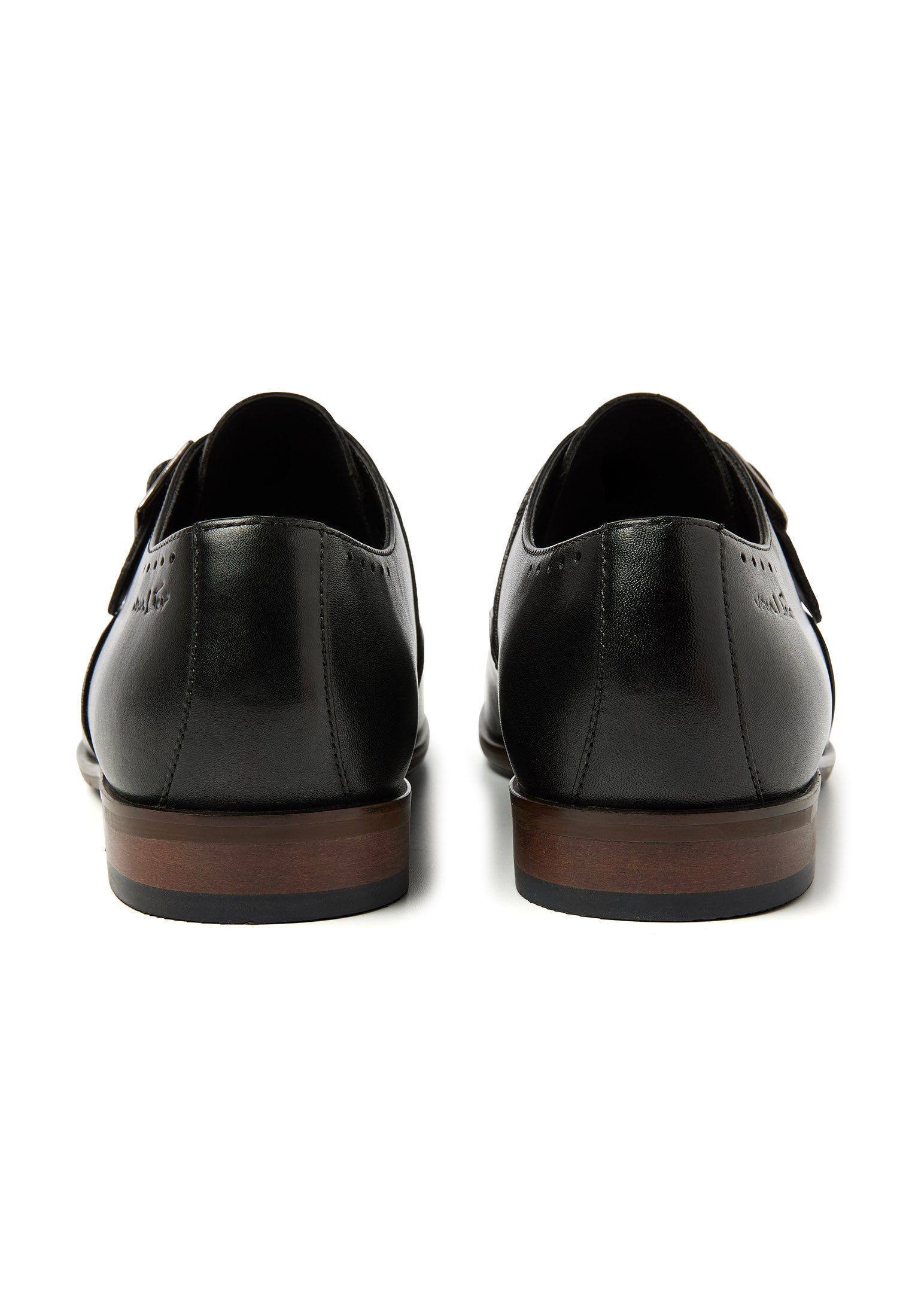 Zwart gladleren Egeus gespschoen