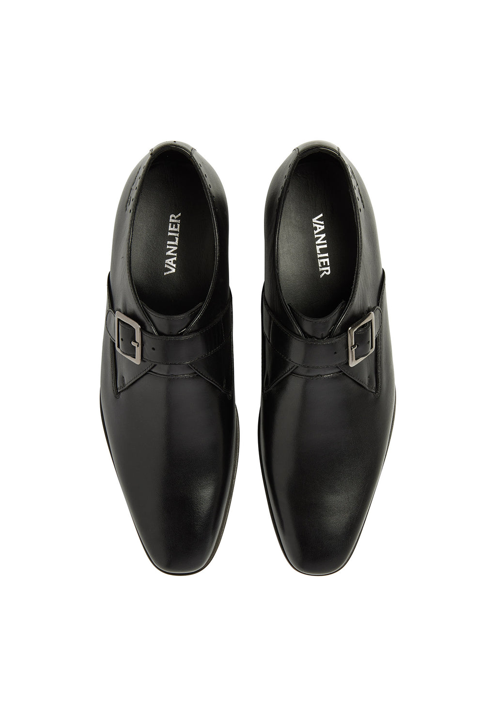 Zwart gladleren Egeus gespschoen